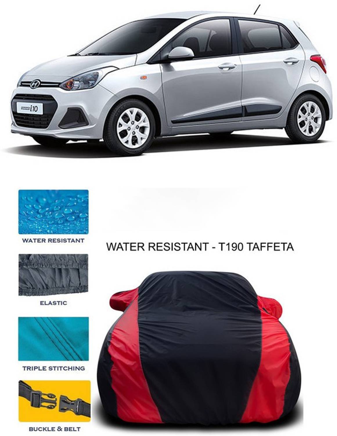 Ascension Car Cover For Hyundai i10 (With Mirror Pockets)