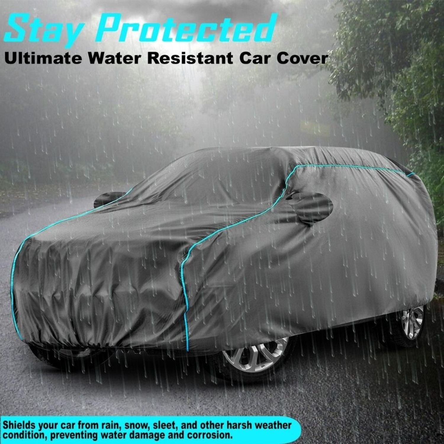 Image of Grizzly Car Cover For Maruti Suzuki Ritz, Ritz AT, Ritz LDi, Ritz LXi, Ritz VDI (ABS), Ritz VDi, Ritz VXi (With Mirror Pockets)