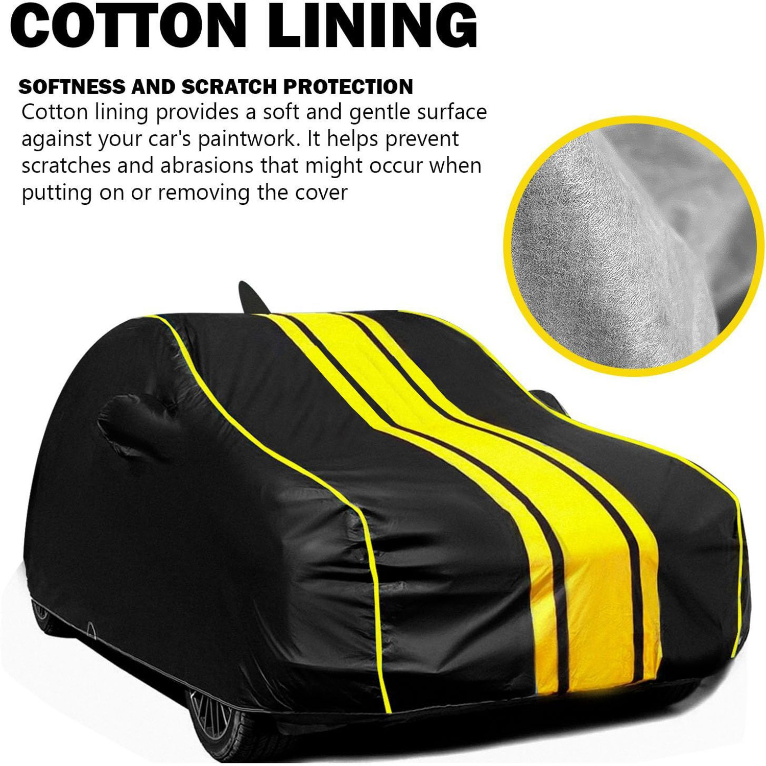 Image of TAXZONE Car Cover For Kia Sonet (With Mirror Pockets)