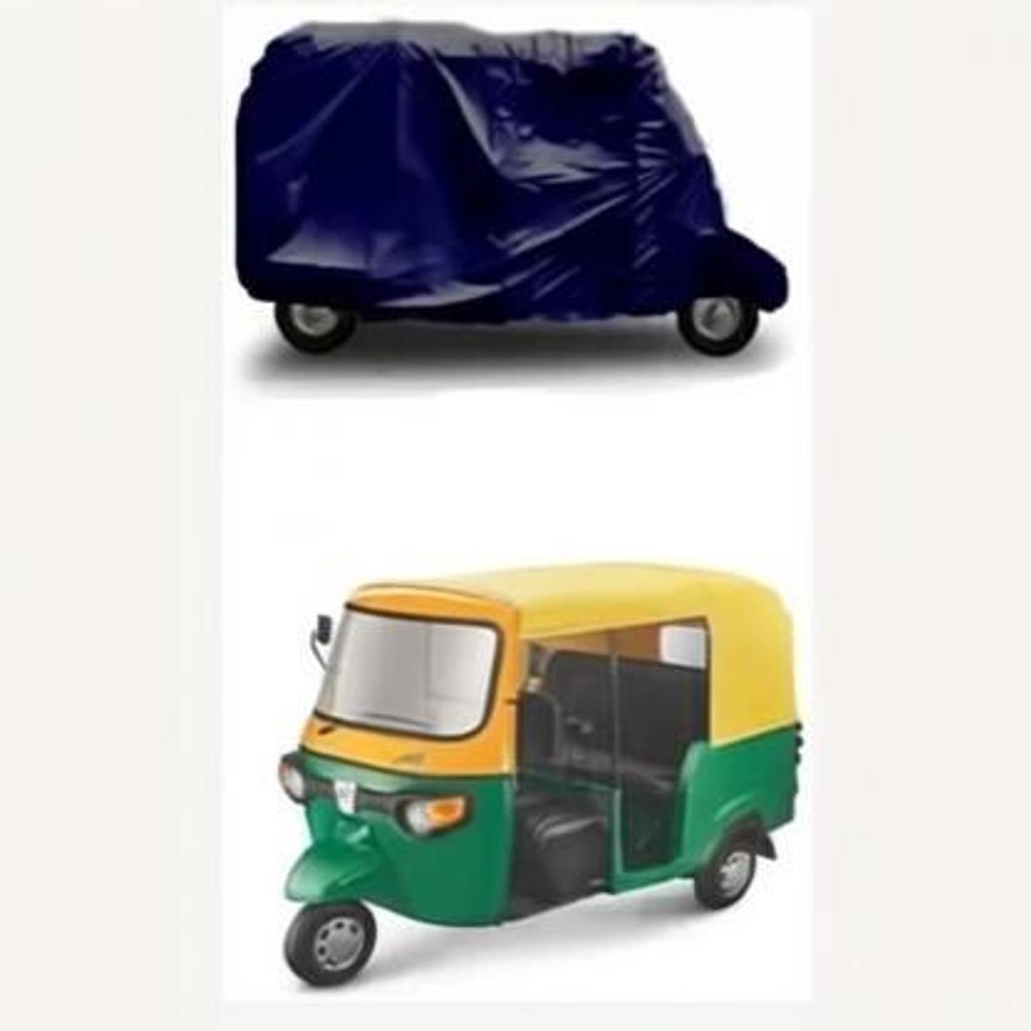 ALMICS Car Cover For Universal For Autorickshaw Universal For Autorickshaw (With Mirror Pockets)