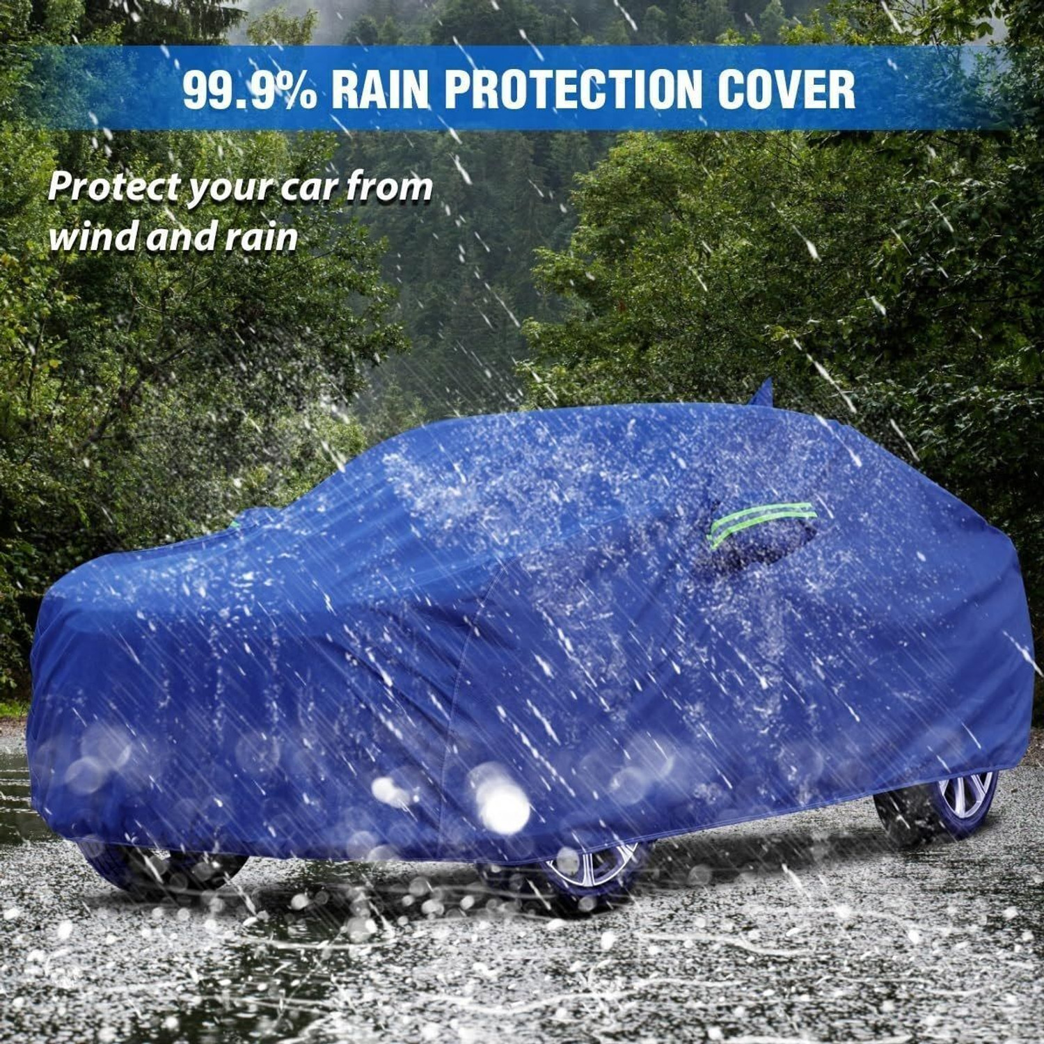 Image of Otoroys Car Cover For Maruti Suzuki Baleno, Baleno Lxi, Baleno Vxi, Baleno ZXi (With Mirror Pockets)