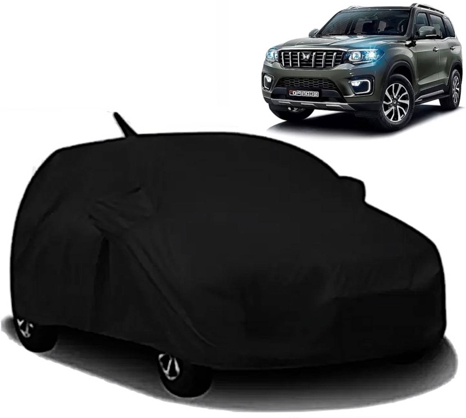ALMICS Car Cover For Mahindra Scorpio (With Mirror Pockets)