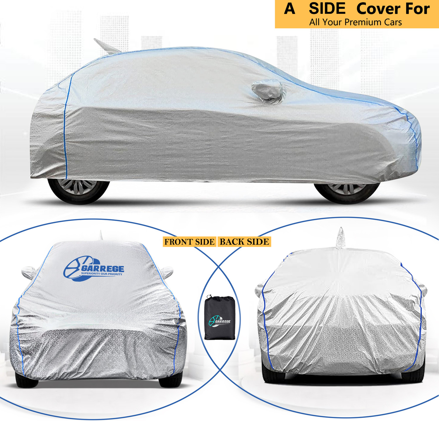 Image of GARREGE Car Cover For Maruti Suzuki XL6 (With Mirror Pockets)