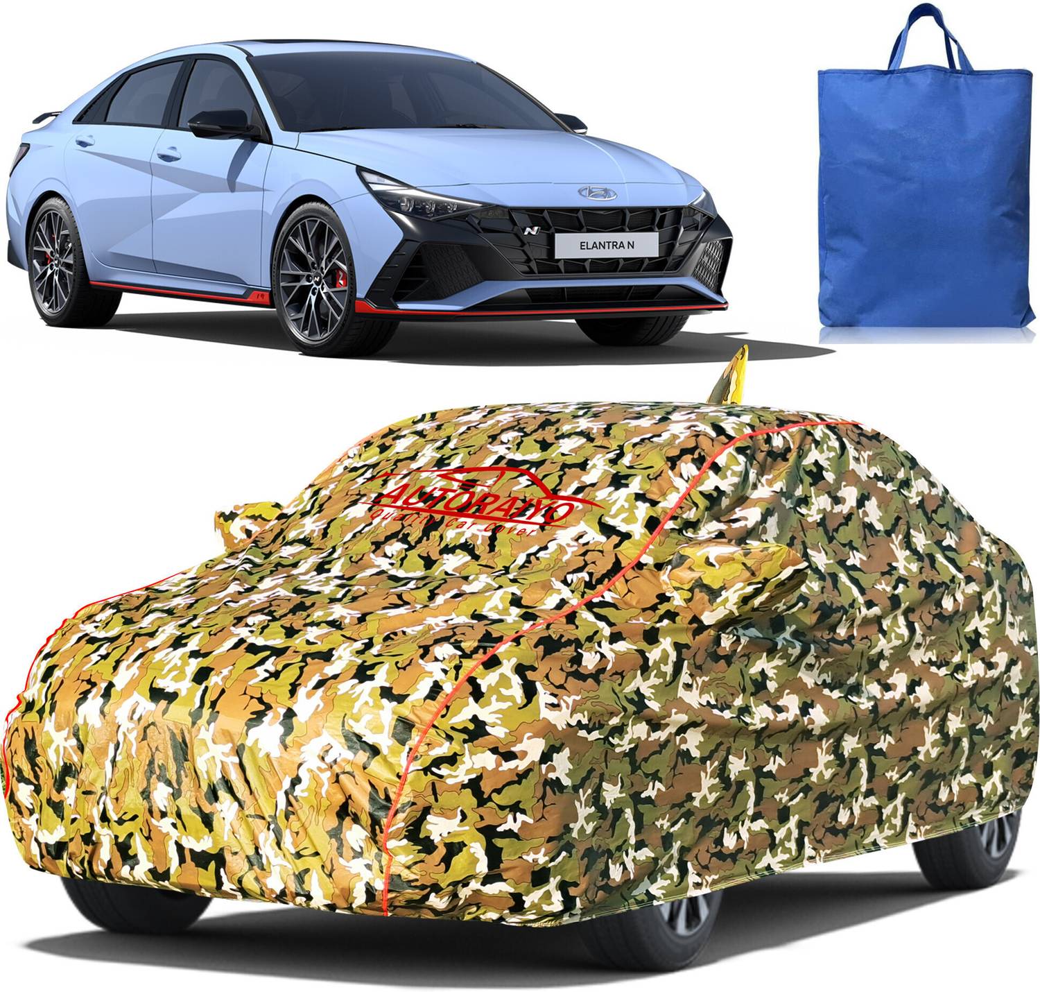 AUTORAIYO Car Cover For Hyundai Elantra (With Mirror Pockets)
