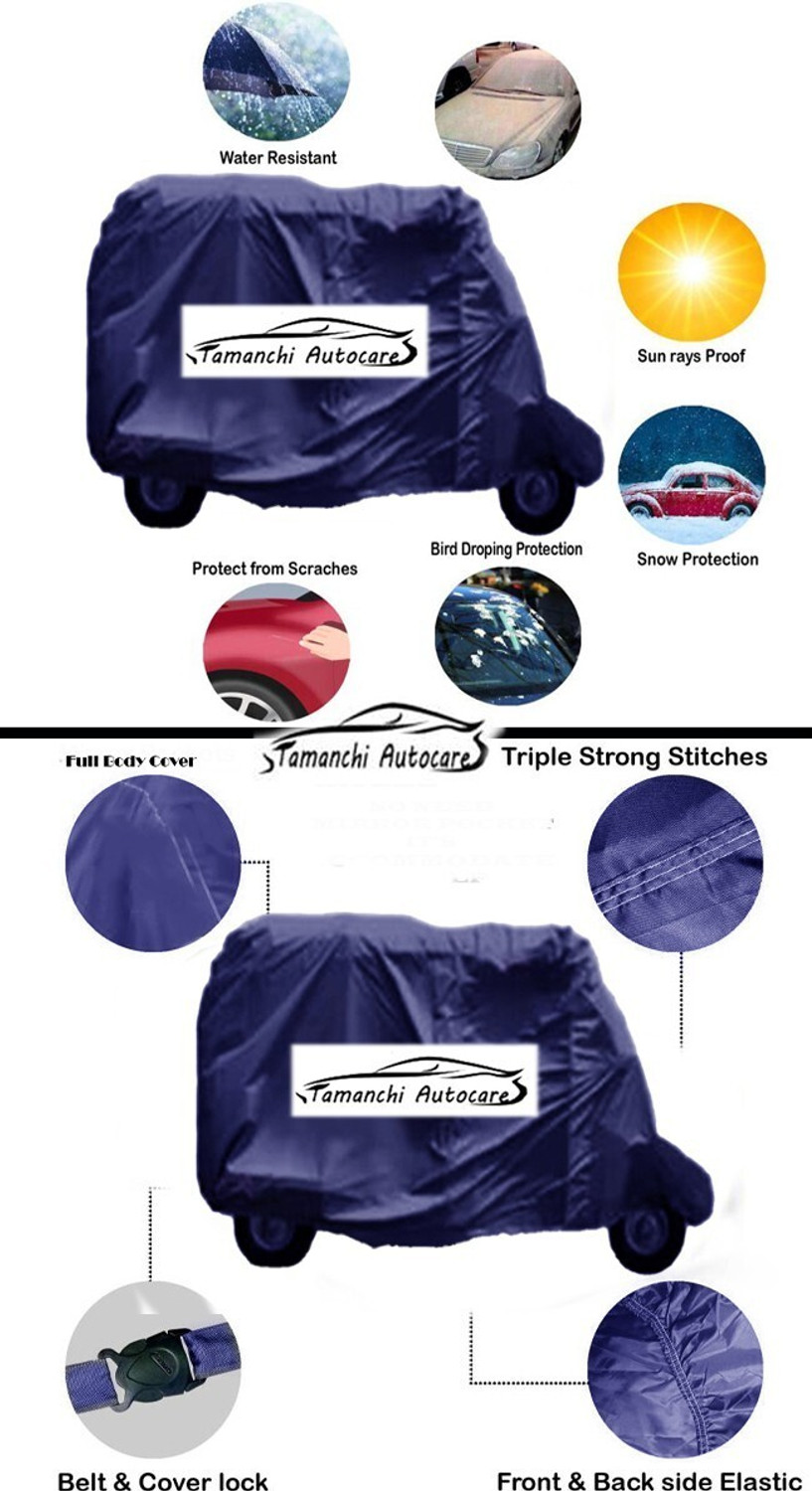 Image of Tamanchi Autocare Car Cover For Universal For Autorickshaw, Bajaj Universal For Autorickshaw