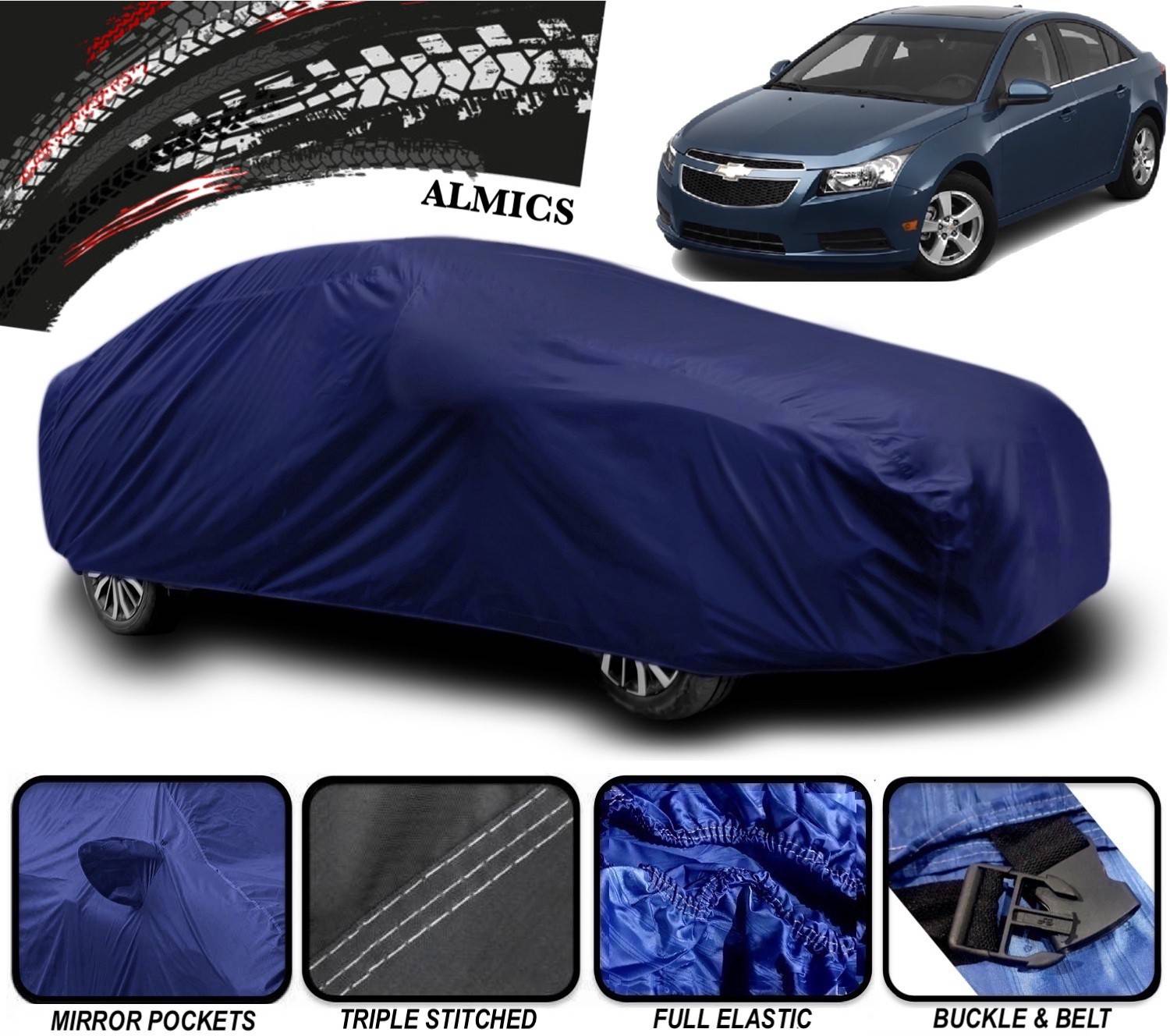ALMICS Car Cover For Chevrolet Cruze (With Mirror Pockets)