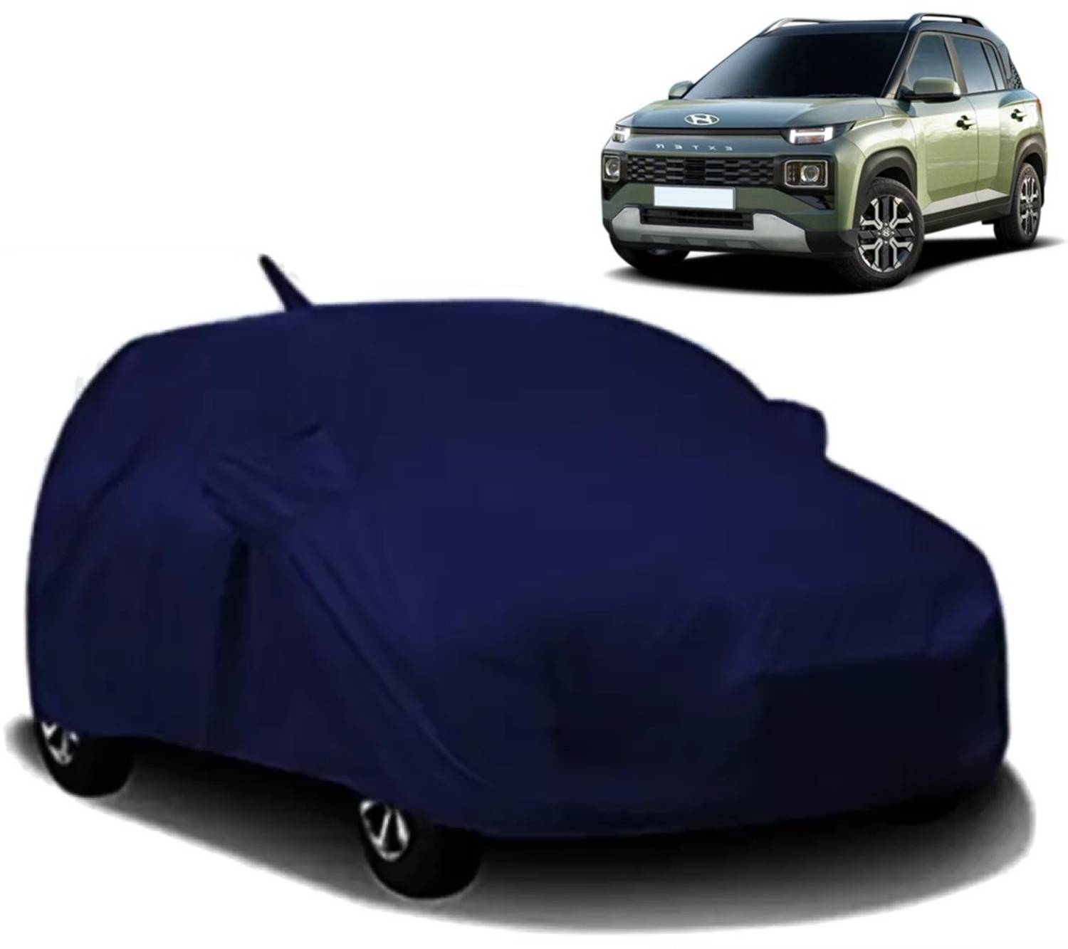 ALMICS Car Cover For Hyundai Exter (With Mirror Pockets)