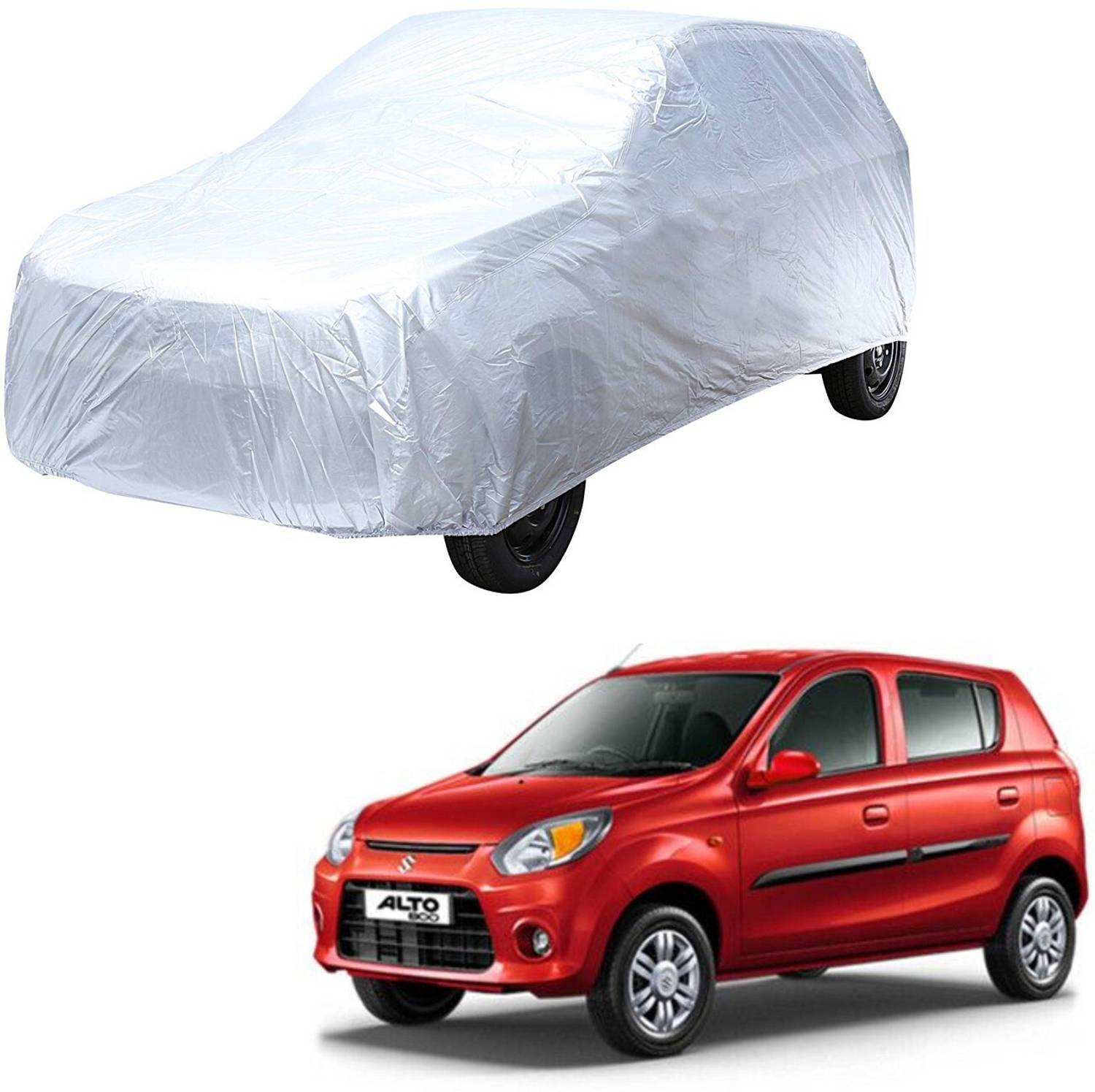 AutoRetail Car Cover For Maruti Suzuki Alto 800 (Without Mirror Pockets)