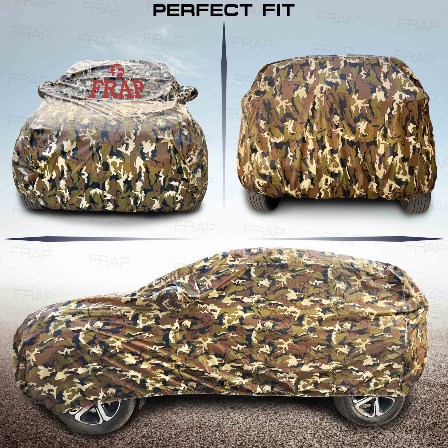 Image of Frap Ford Figo Body Cover (Multicolor, For 2010, 2011, 2012, 2013, 2014, 2015 Models)