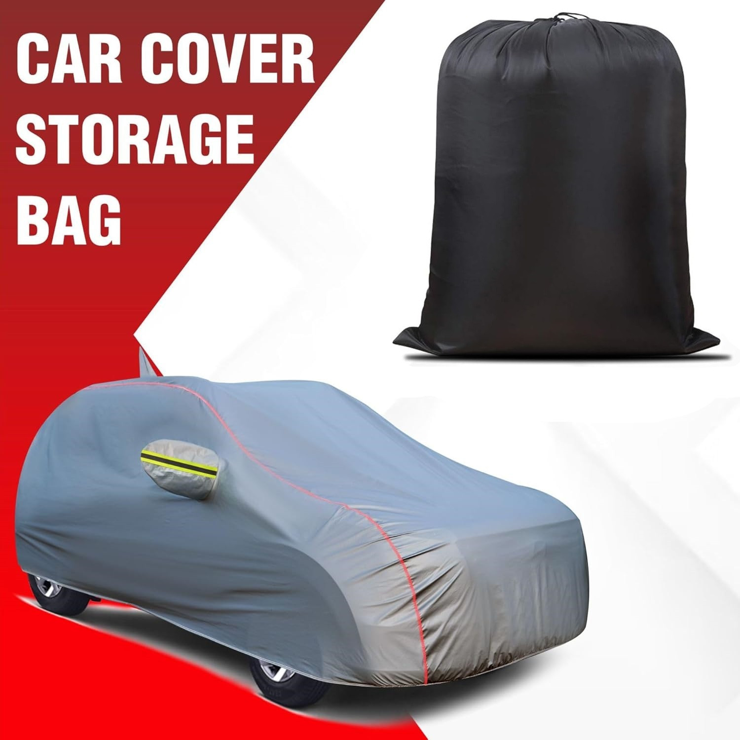 Image of OTO2EYE Car Cover For Maruti, Maruti Suzuki Swift, Swift RS, Swift LXI, Swift VXI, Swift ZXI (With Mirror Pockets)