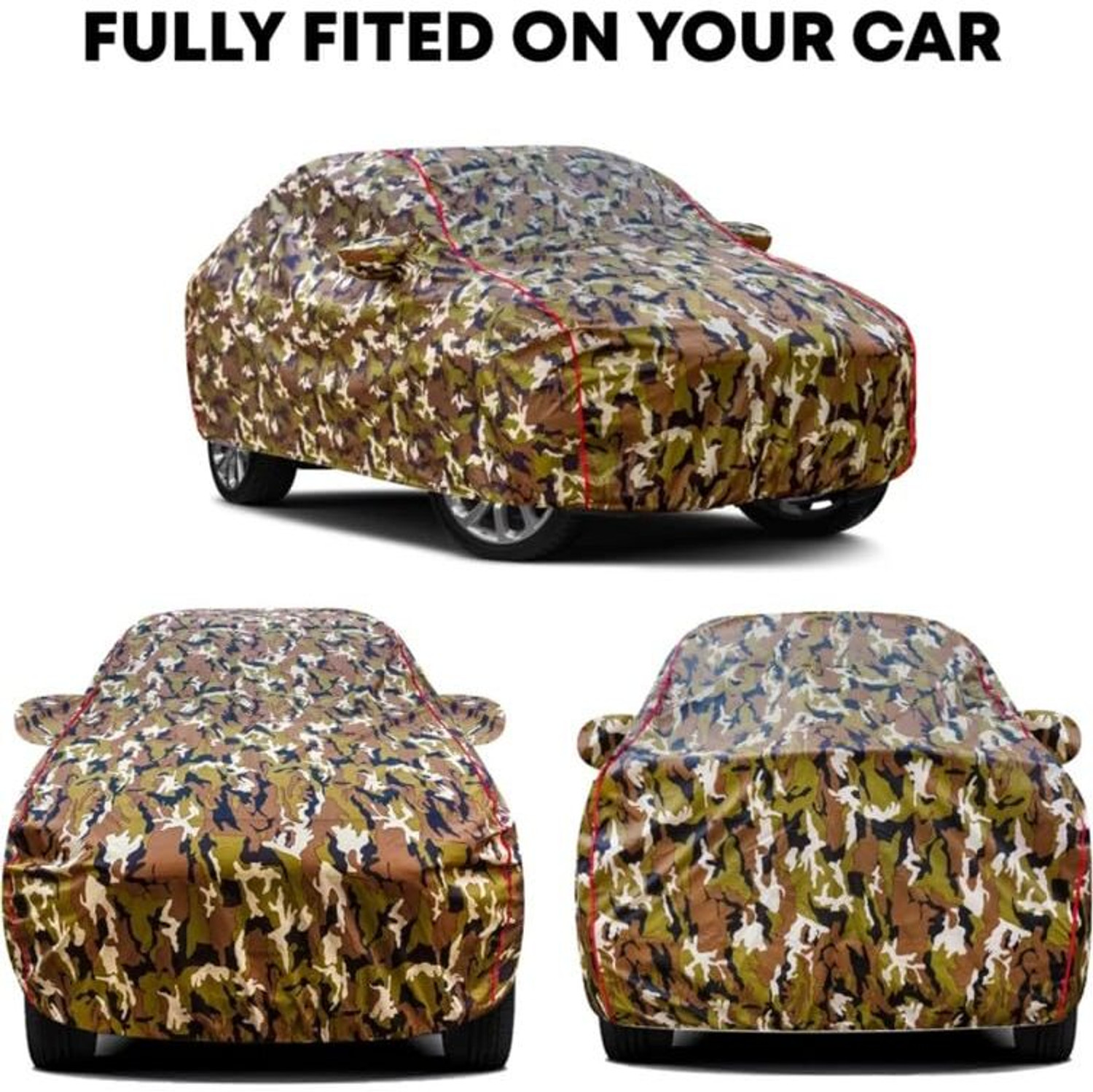 Image of Joyosfy Car Cover For Chevrolet Spark, Spark 1 LS, Spark 1.0 LT, Spark Nsplit, Spark Split, Spark Nsplit (With Mirror Pockets)