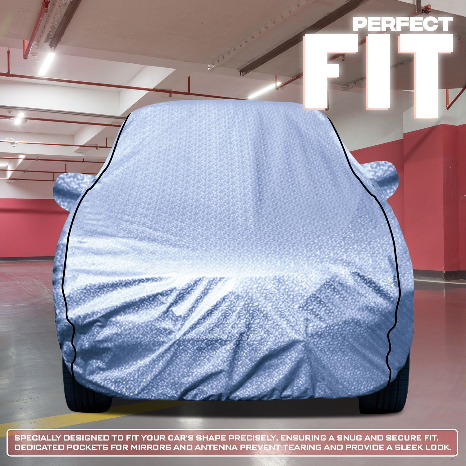 Image of FABTEC Car Cover For Maruti Suzuki Ciaz (With Mirror Pockets)