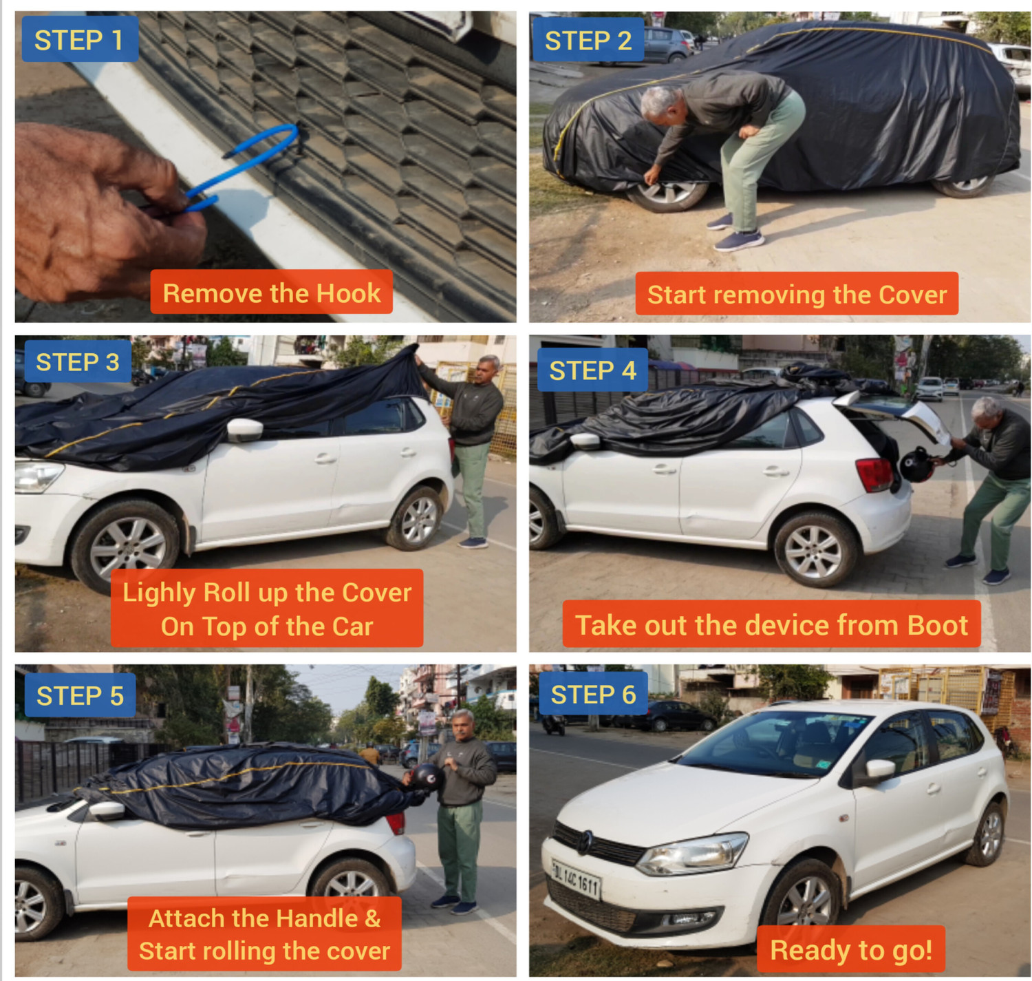 Image of CARBLAZER Car Cover For Volkswagen Tiguan (Without Mirror Pockets)