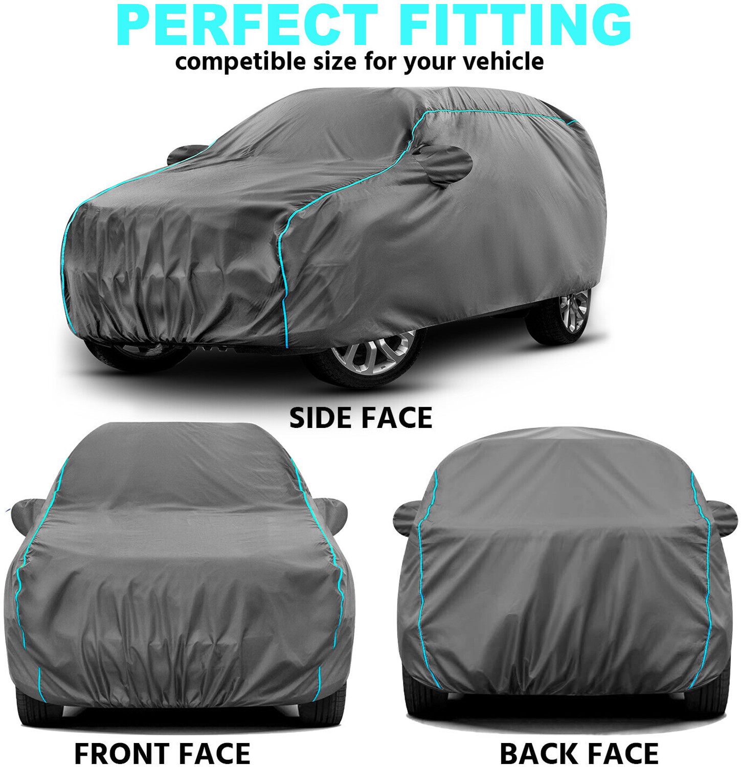 Image of Grizzly Car Cover For Chevrolet Tavera, Tavera 2.5 L, Tavera 2.5 lt, Tavera 7 STR, Tavera 8 Seater, Tavera BS IV Rhino, Tavera BS3, Tavera BSII, Tavera Bs4, Tavera Neo 2 LS, Tavera Neo 3 10 Seats BSIII, Tavera Neo 3 LS 10 Seats BSIII, Tavera Neo 3 LS 7 C BSIII, Tavera Neo 3 LS 7 Seats BSIII, Tavera Neo 3 LT 7 C BSIII, Tavera Neo 3 LT 8 Seats BSIII, Tavera Neo 3 LT 9 Seats BSIII, Tavera Neo 3 Max 10 Seats BSIII, Tavera Neo 3 Max 7 Seats BSIII (With Mirror Pockets)