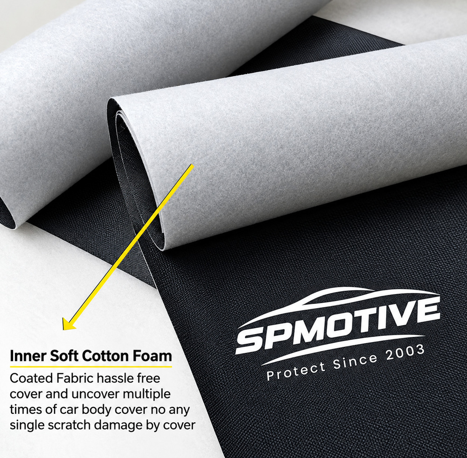 Image of SPMOTIVE Car Cover For Hyundai Verna Facelift (With Mirror Pockets)
