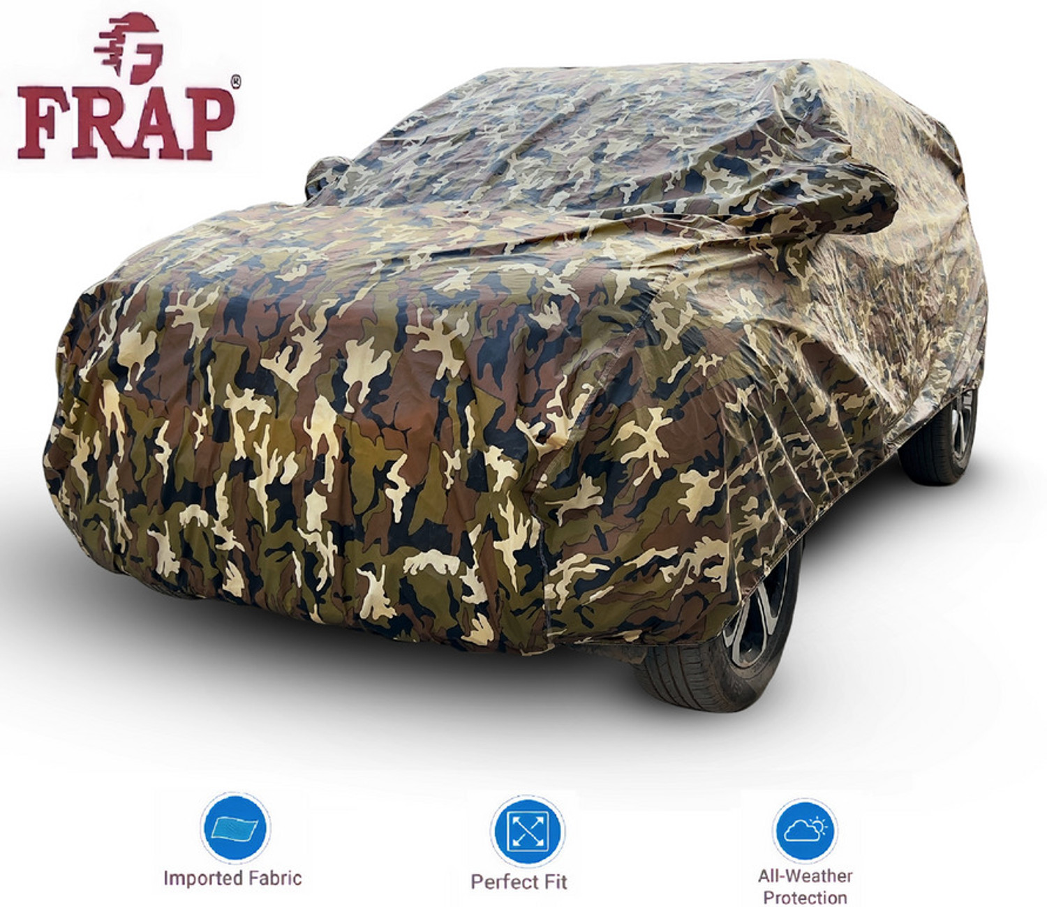 Image of Frap Car Cover For Maruti Suzuki Alto K10 (With Mirror Pockets)