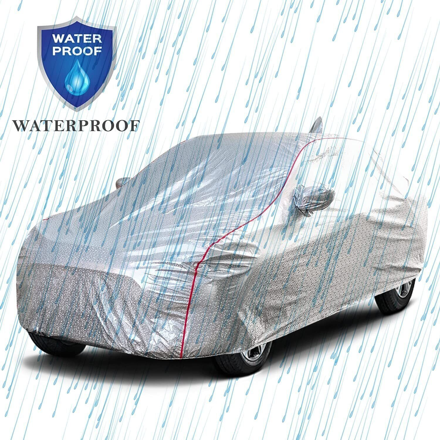 Image of TAXZONE Car Cover For Mahindra XUV 3XO (With Mirror Pockets)
