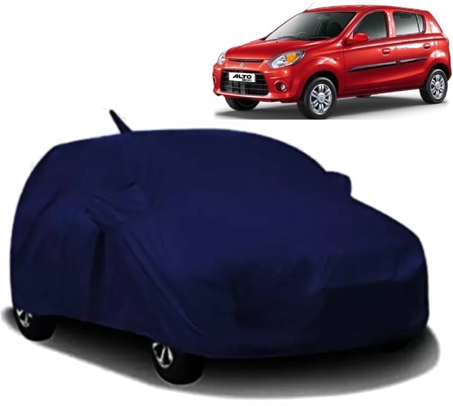ALTRADECOT Car Cover For Maruti Suzuki Alto 800 (With Mirror Pockets)