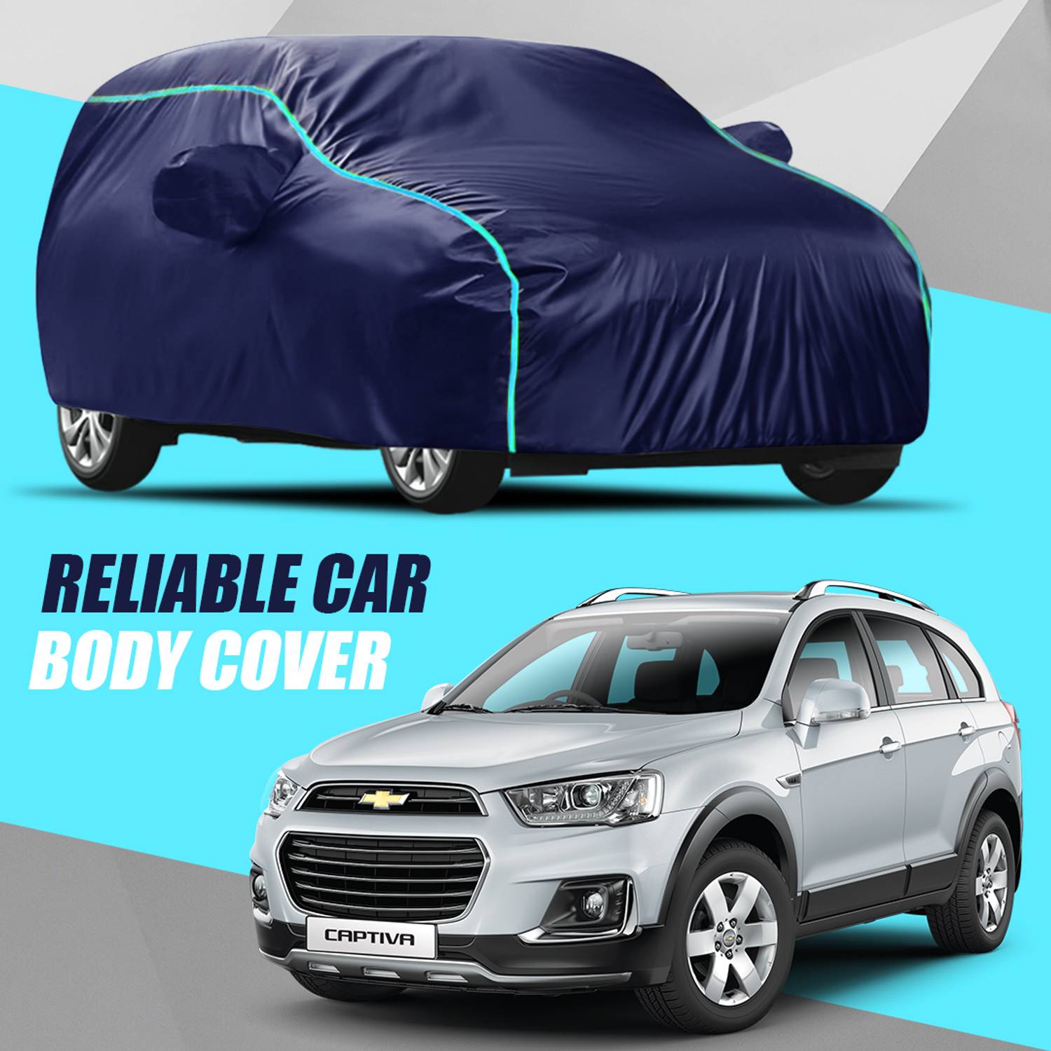 ALTRADECOT Car Cover For Chevrolet Captiva (With Mirror Pockets)