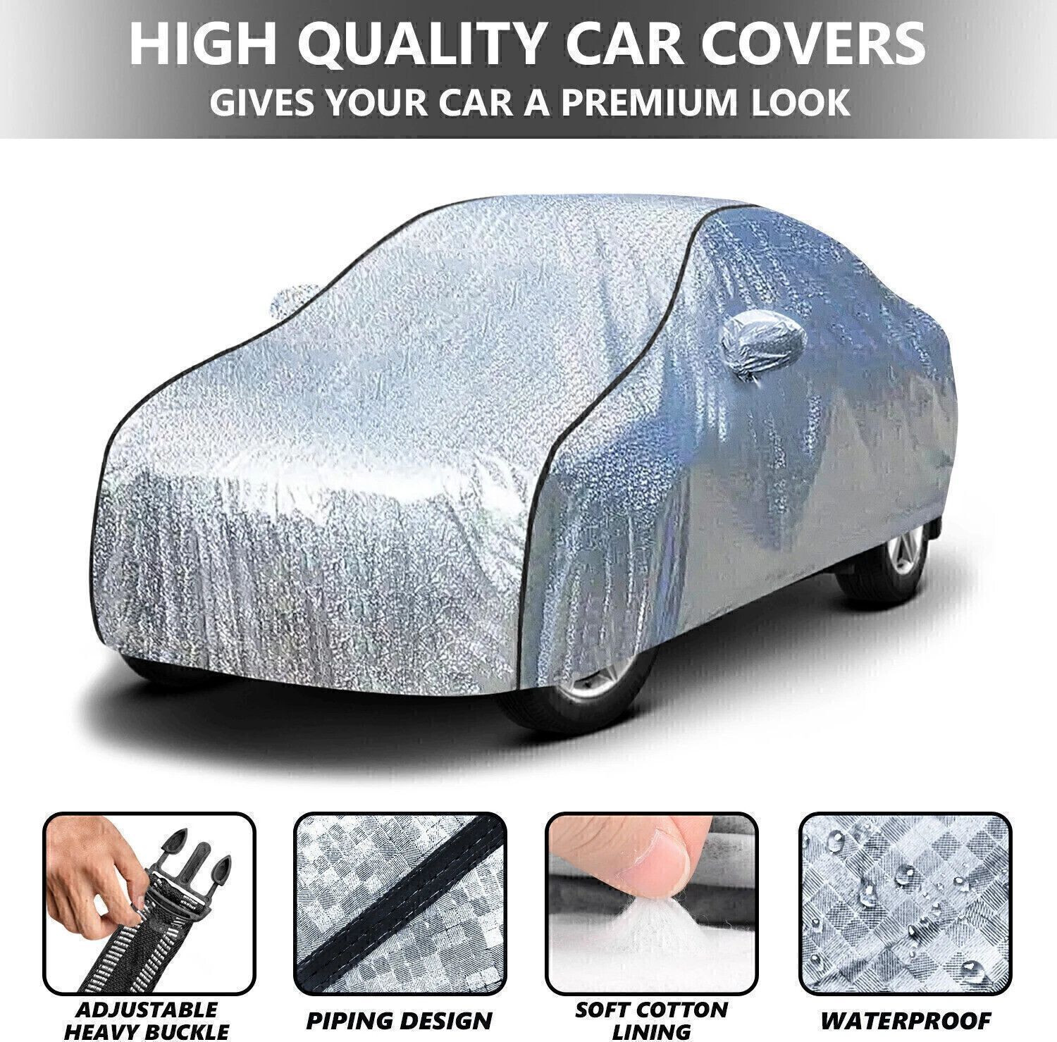 Image of CARZEX Car Cover For Maruti Suzuki Swift, Swift AMT VDI, Swift AMT VDI Diesel, Swift AMT VXI, Swift AMT VXI Petrol, Swift AMT ZDI, Swift AMT ZDI Diesel, Swift AMT ZDI Plus Diesel, Swift LDI, Swift LDI Optional, Swift AMT ZXI, Swift AMT ZXI Petrol, Swift AMT ZXI Plus Petrol, Swift LDI SP Limited Edition, Swift LXI, Swift LXI Option, Swift LXI Option SP Limited Edition, Swift LXI Optional-O, Swift RS, Swift LXI Petrol, Swift VDI, Swift VDI Diesel, Swift VDI Glory Limited Edition, Swift VDI Optional, Swift VXI, Swift VXI Glory Limited Edition, Swift VXI Optional, Swift VXI Petrol, Swift XDI, Swift ZDI Diesel, Swift ZDI Plus, Swift ZDI Plus Diesel, Swift ZDi, Swift ZXI, Swift ZXI Petrol, Swift ZXI Plus, Swift ZXI Plus Petrol (With Mirror Pockets)
