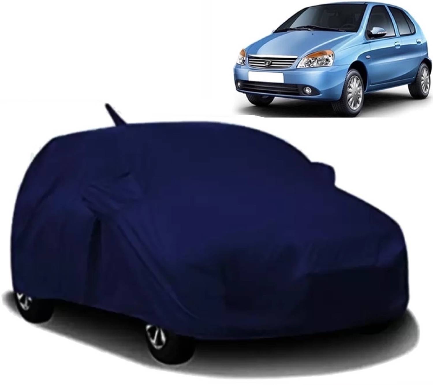 ALMICS Car Cover For Tata Indica (With Mirror Pockets)