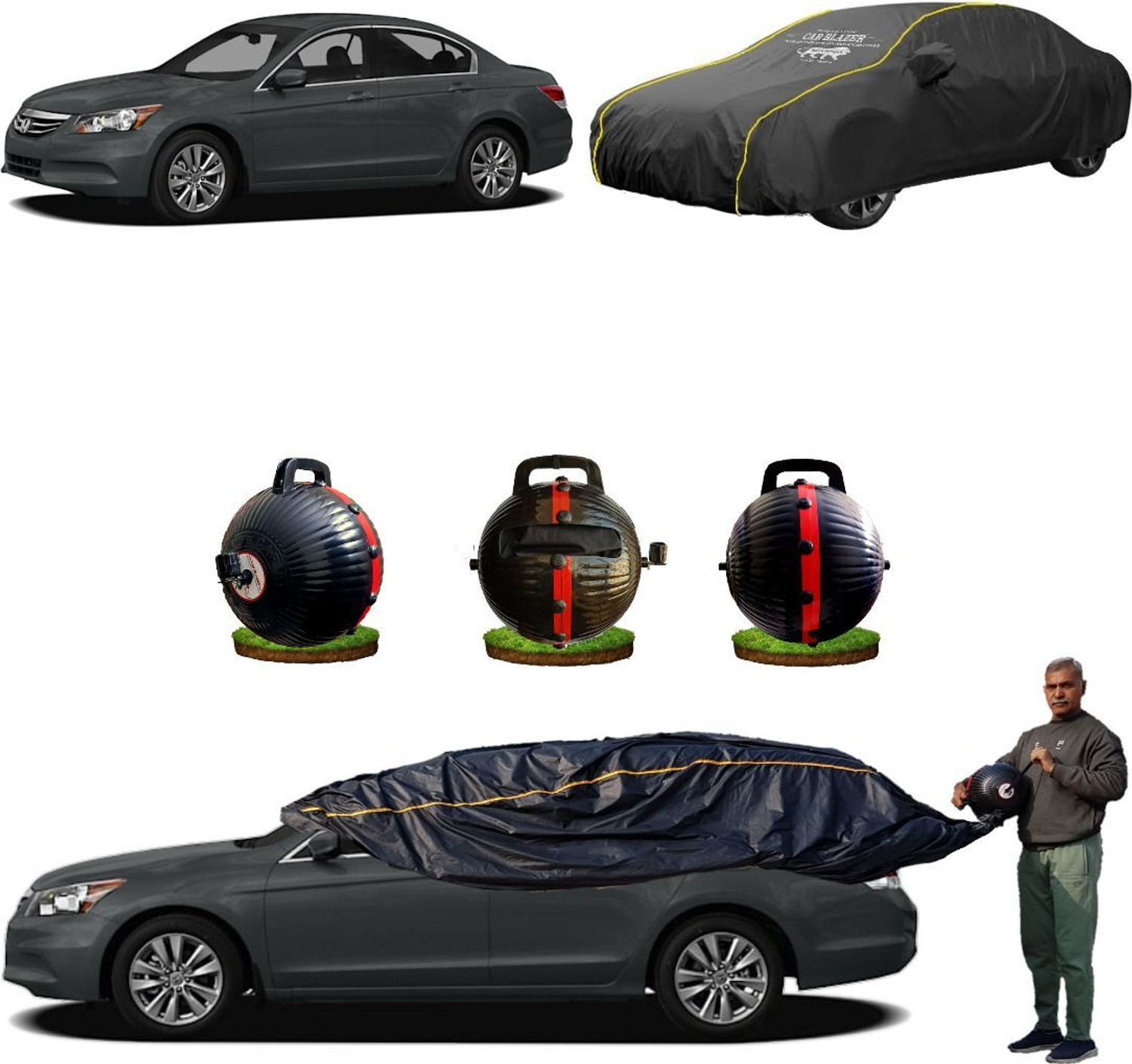 Image of CARBLAZER Car Cover For Honda Accord (Without Mirror Pockets)
