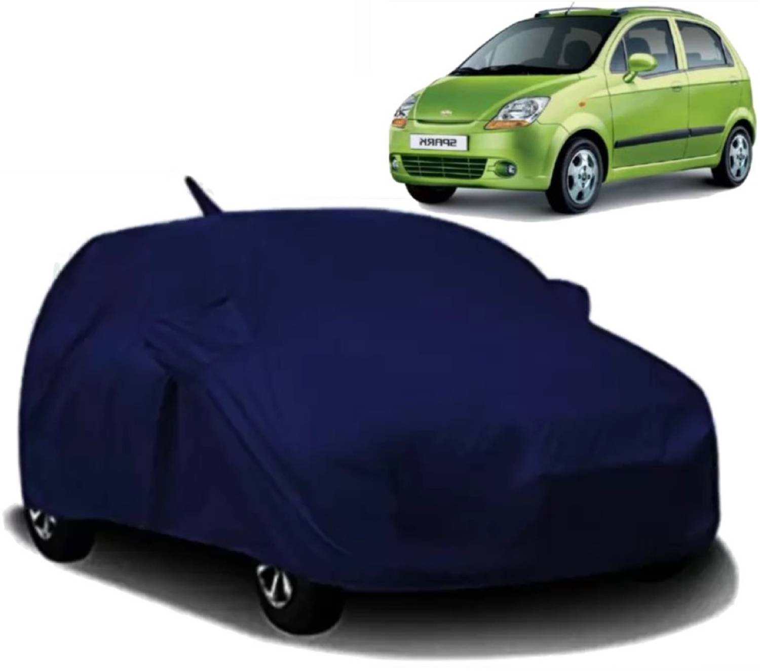 ALMICS Car Cover For Chevrolet Spark (With Mirror Pockets)