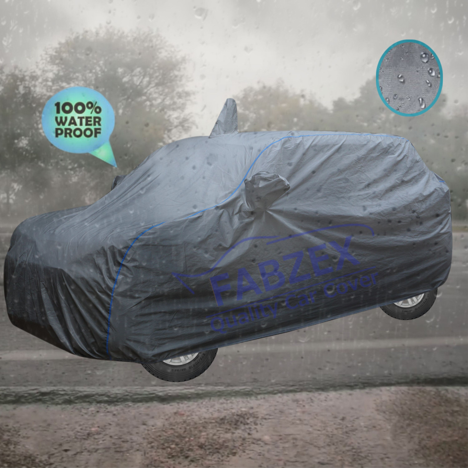 Image of FABZEX Car Cover For Hyundai i20 (With Mirror Pockets)