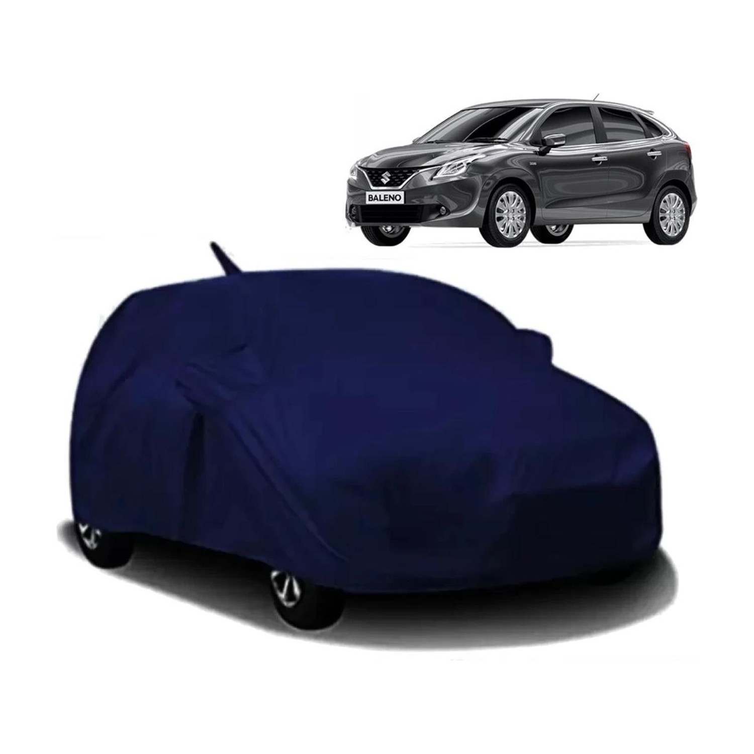 Image of Swarish Maruti Suzuki Baleno Body Cover (Blue)