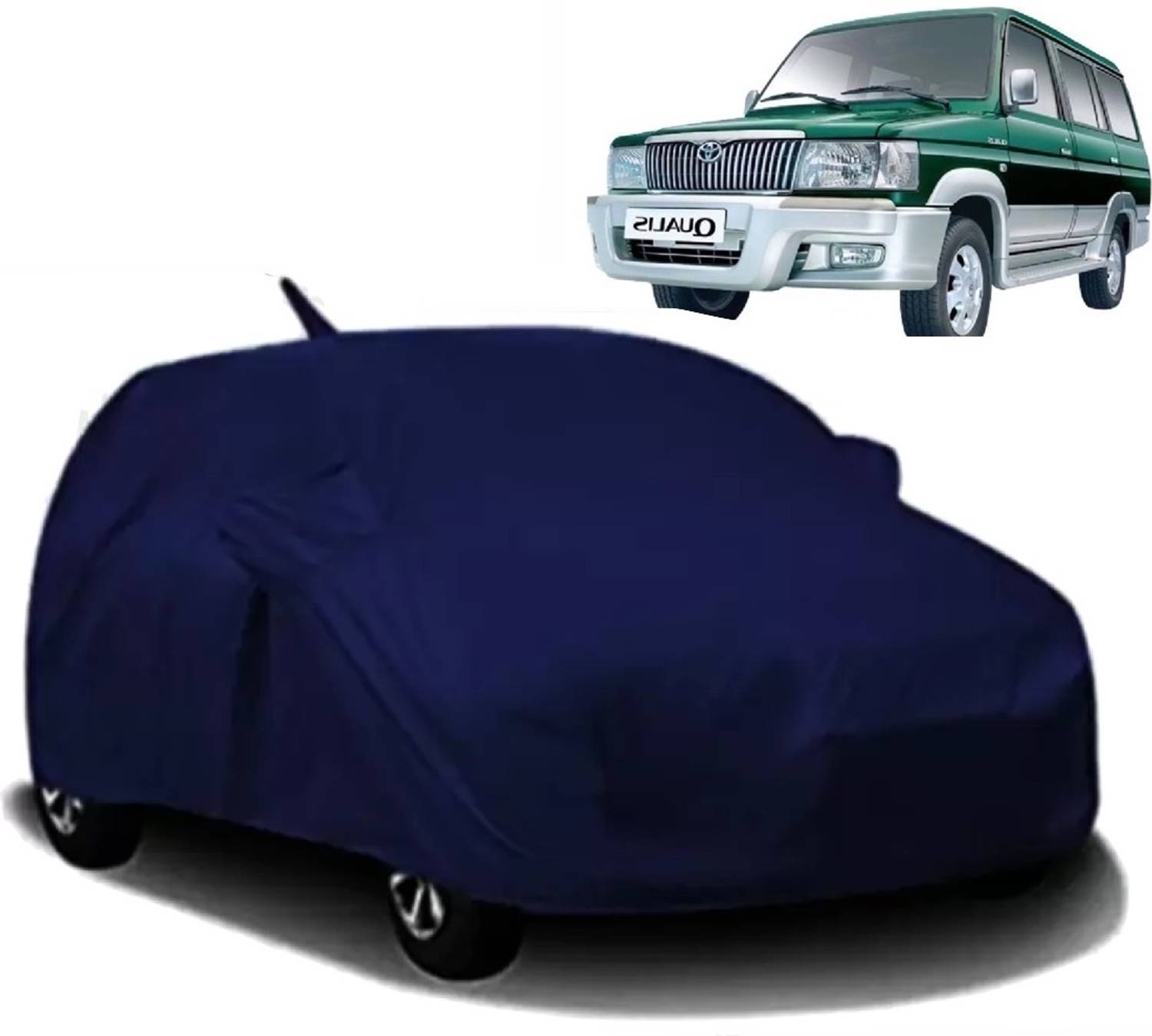 ALTRADECOT Car Cover For Toyota Qualis (With Mirror Pockets)