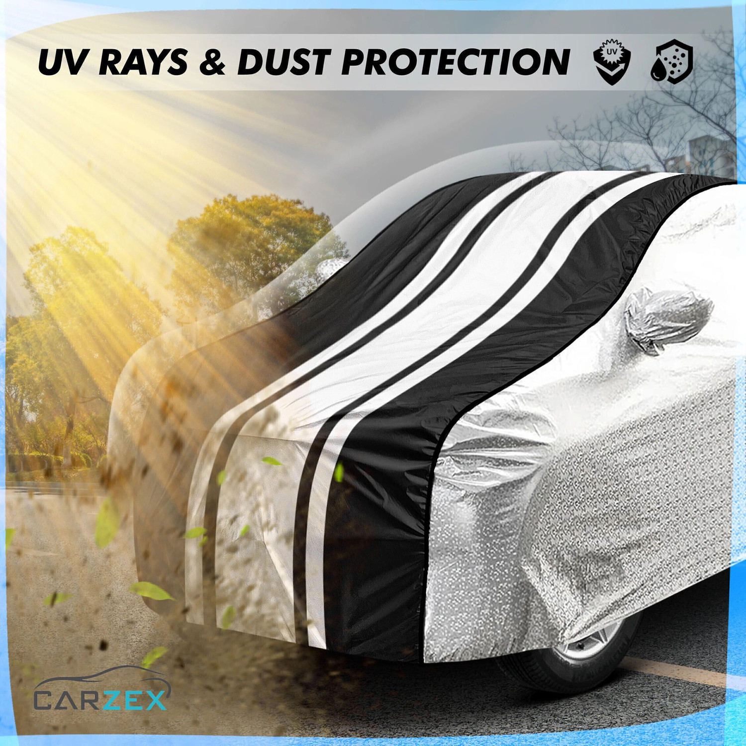 Image of CARZEX Car Cover For Honda City (With Mirror Pockets)