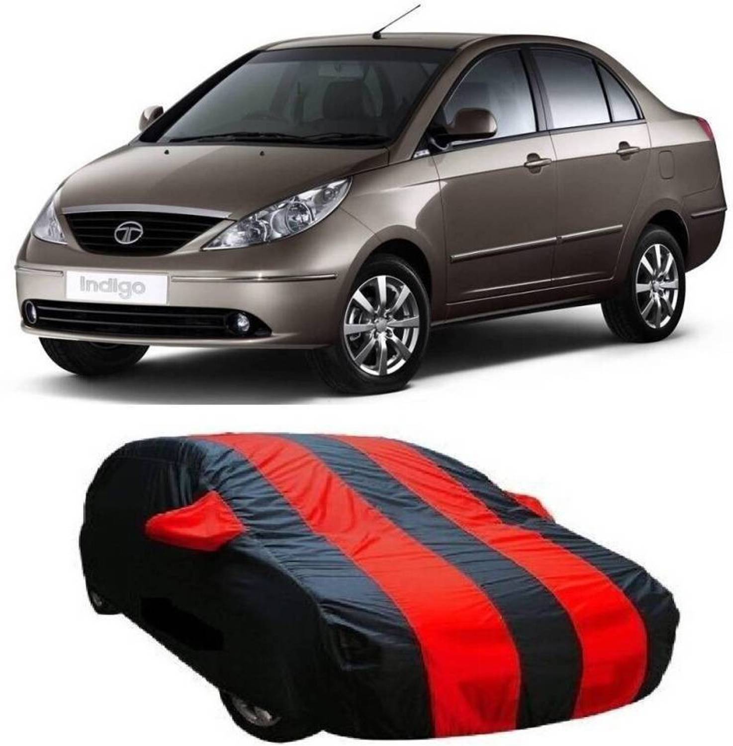 ask Car Cover For Tata Indigo eCS (With Mirror Pockets)