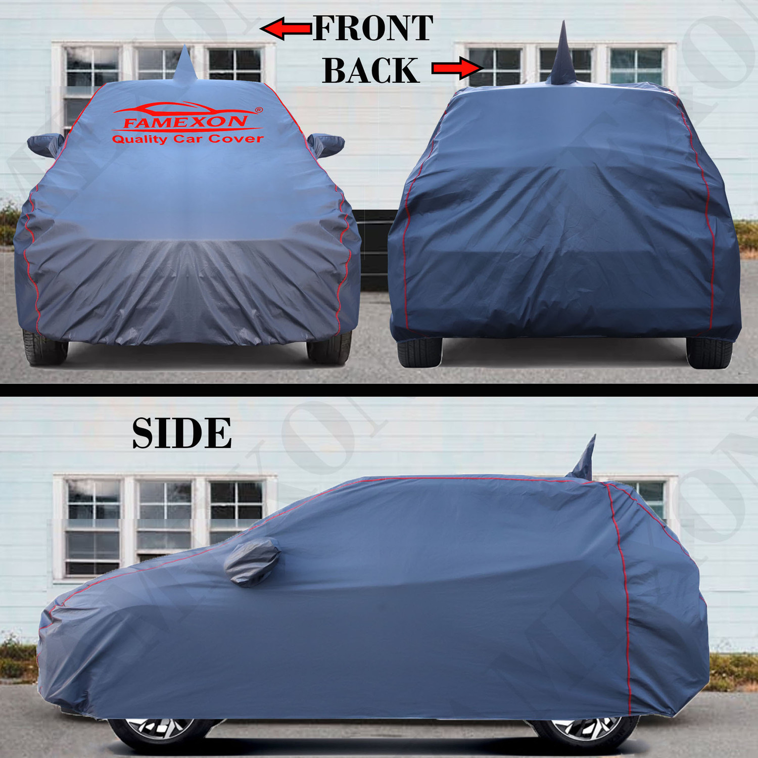 Image of FAMEXON Car Cover For Tata Hexa (With Mirror Pockets)