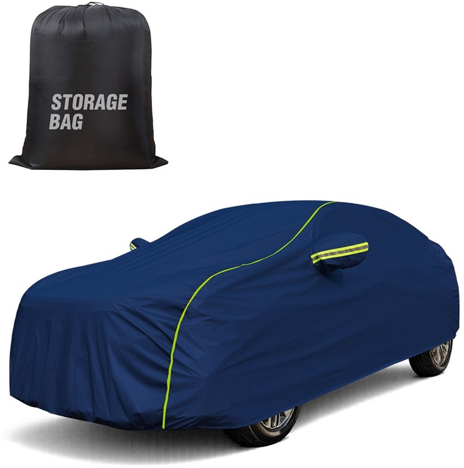 Image of OTO2EYE Car Cover For Maruti, Maruti Suzuki Brezza, Vitara Brezza (With Mirror Pockets)