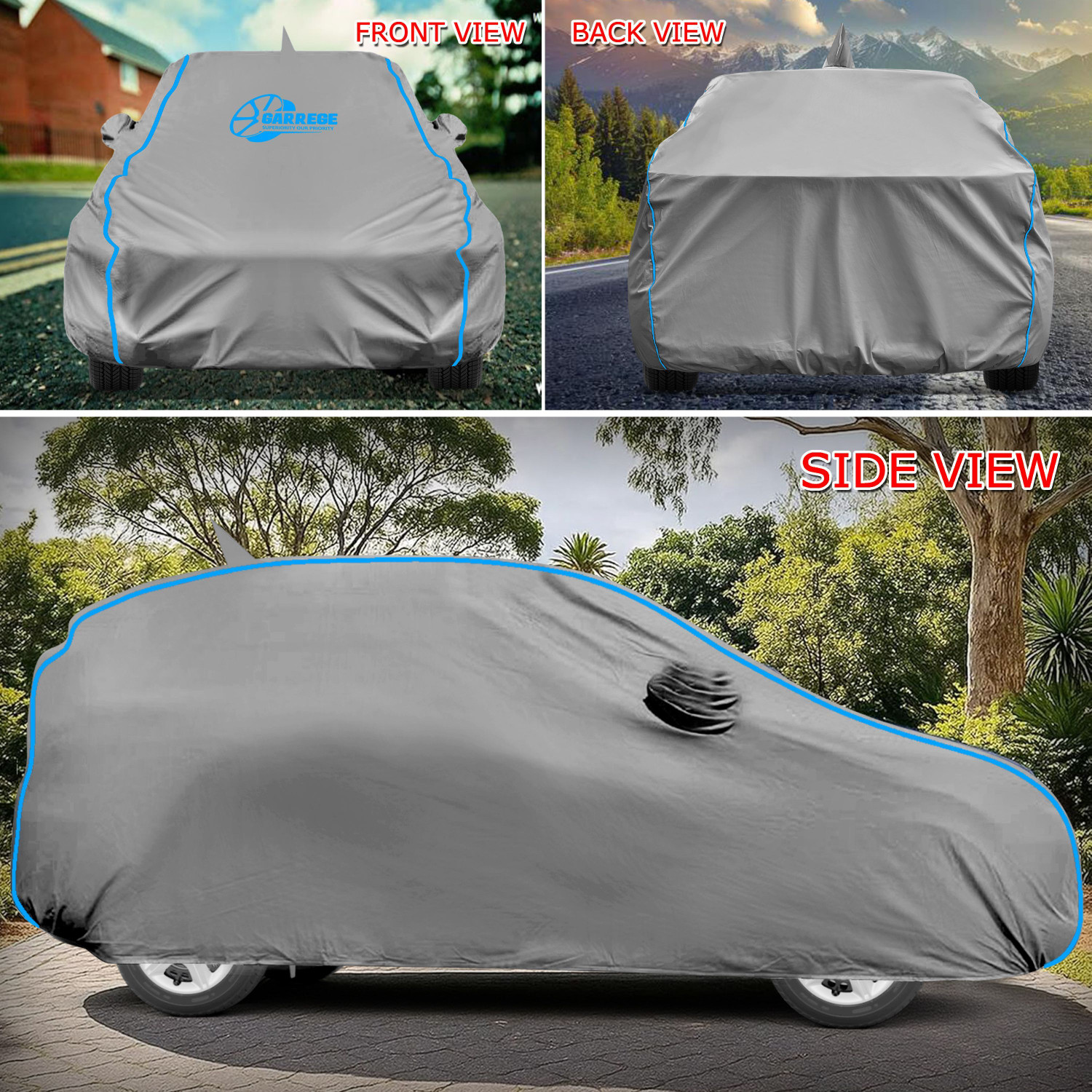 Image of GARREGE Car Cover For MG Astor (With Mirror Pockets)