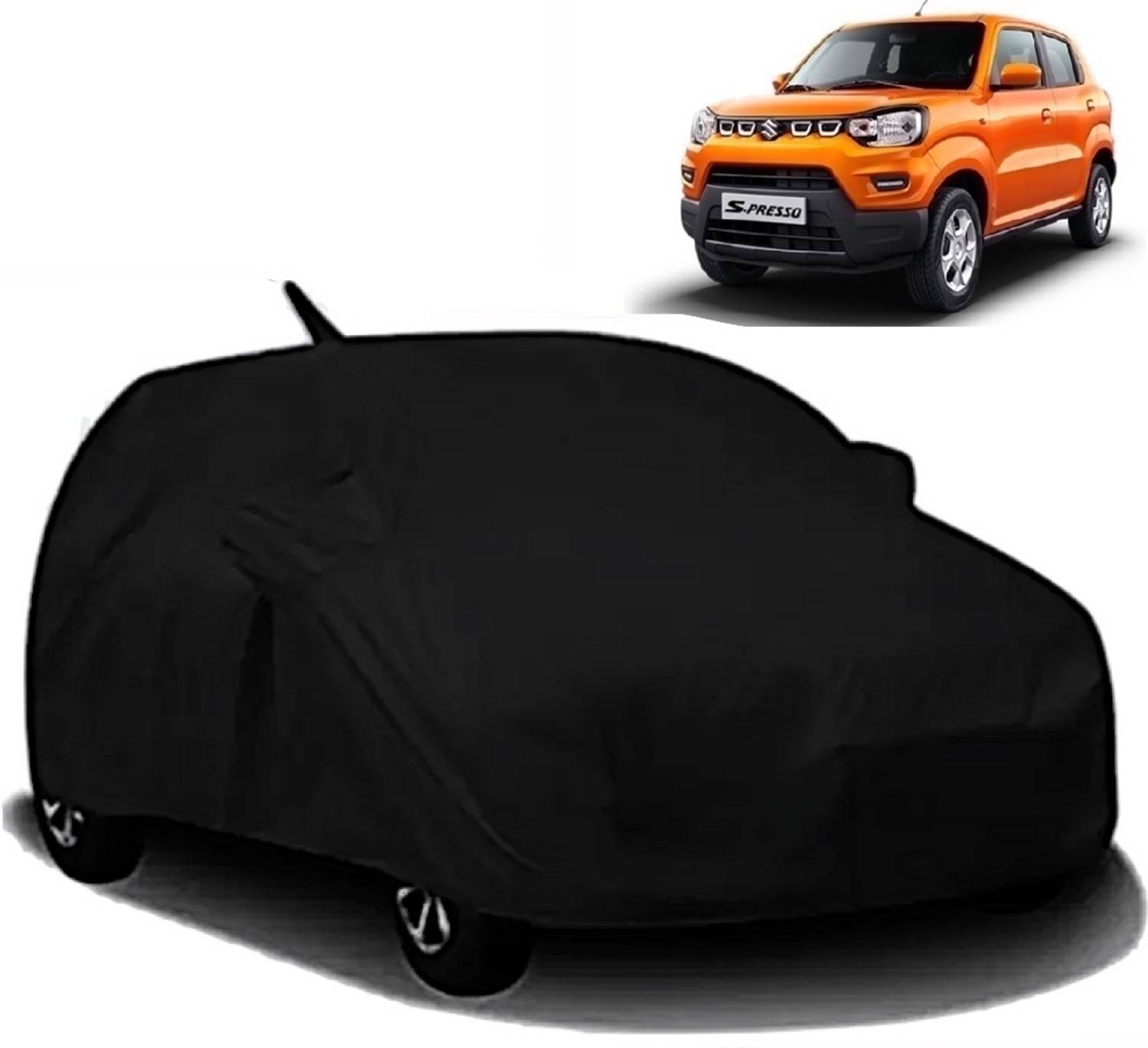 ALMICS Car Cover For Maruti Suzuki S-Presso (With Mirror Pockets)