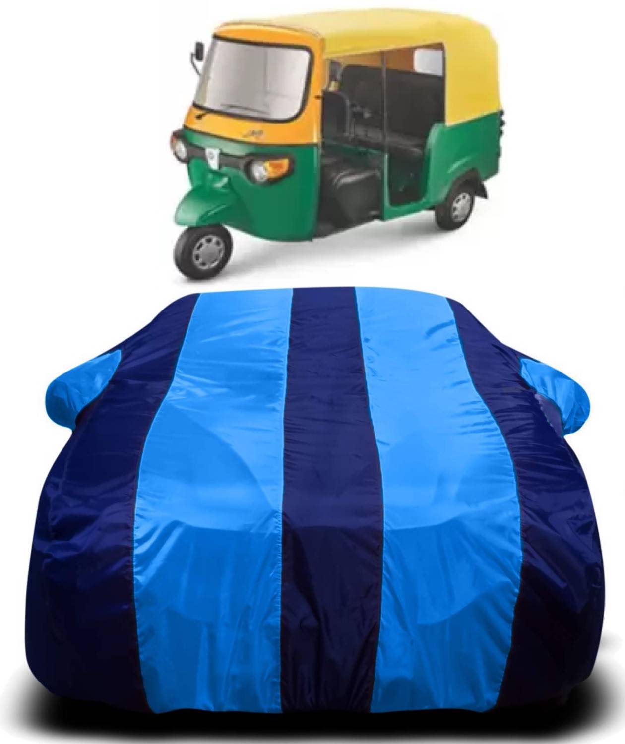 AXLOZ Car Cover For Universal For Autorickshaw Universal For Autorickshaw (With Mirror Pockets)