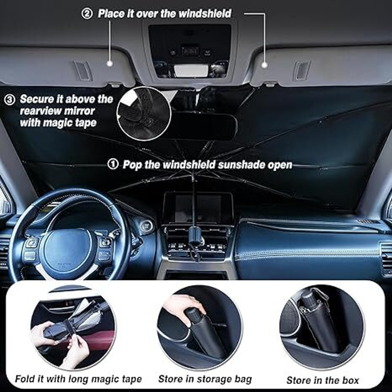 Image of VENUSATURN Car Cover For Universal For Car (Without Mirror Pockets)