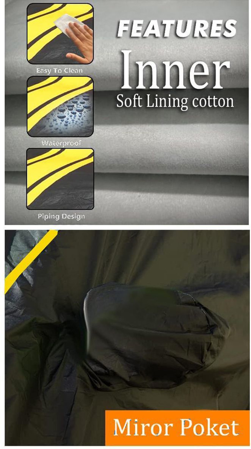 Image of TAXZONE Car Cover For Kia Sonet (With Mirror Pockets)