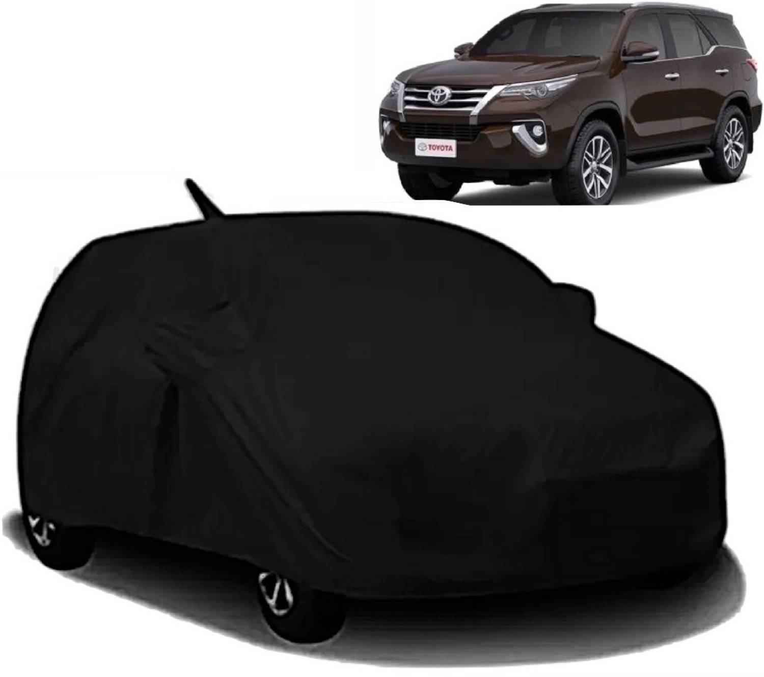ALMICS Car Cover For Toyota Fortuner (With Mirror Pockets)