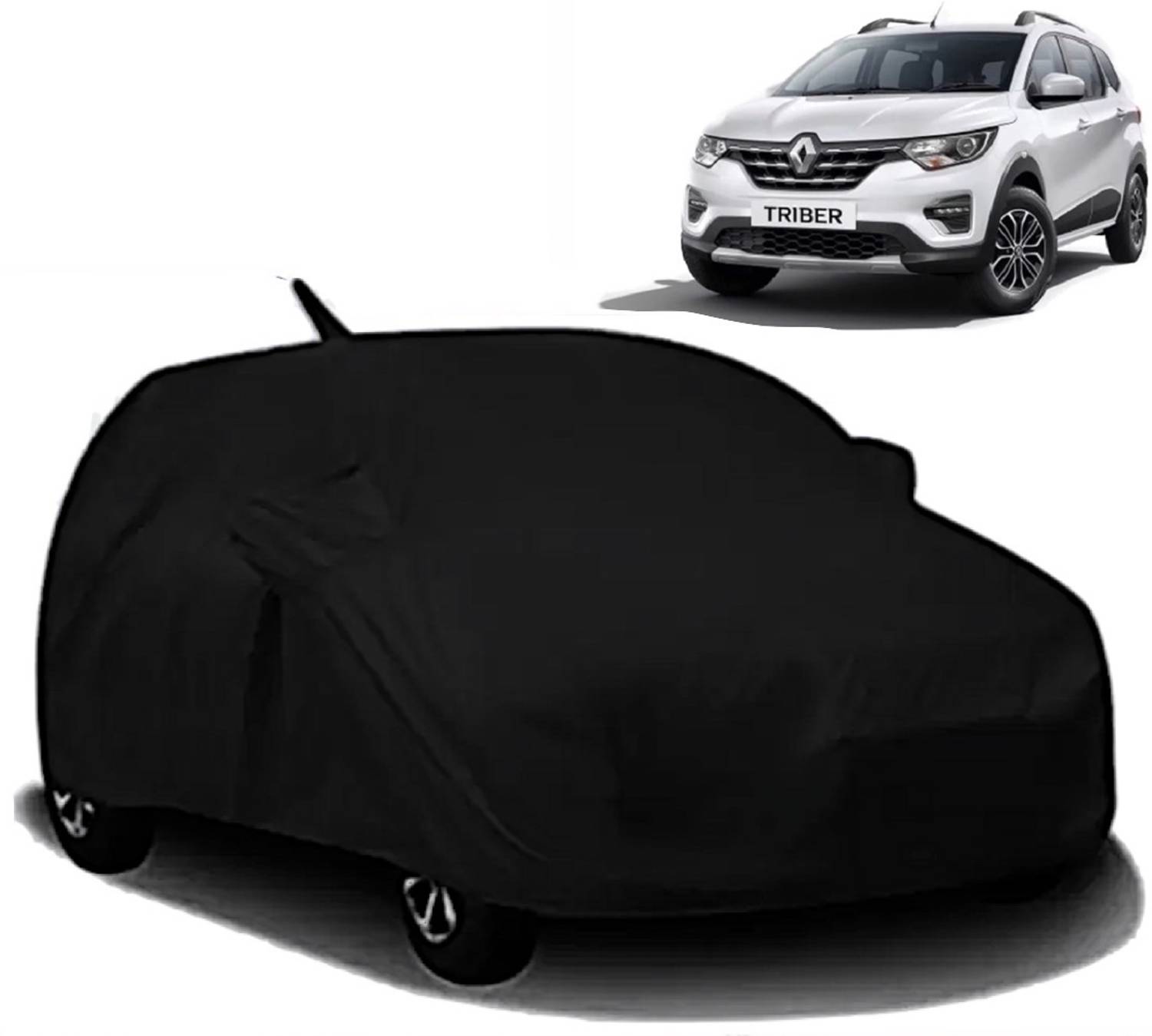 ALMICS Car Cover For Renault Triber (With Mirror Pockets)