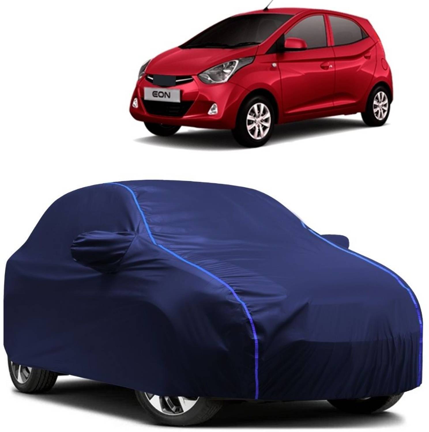 Autohaux Car Cover For Hyundai EON D Lite (With Mirror Pockets)