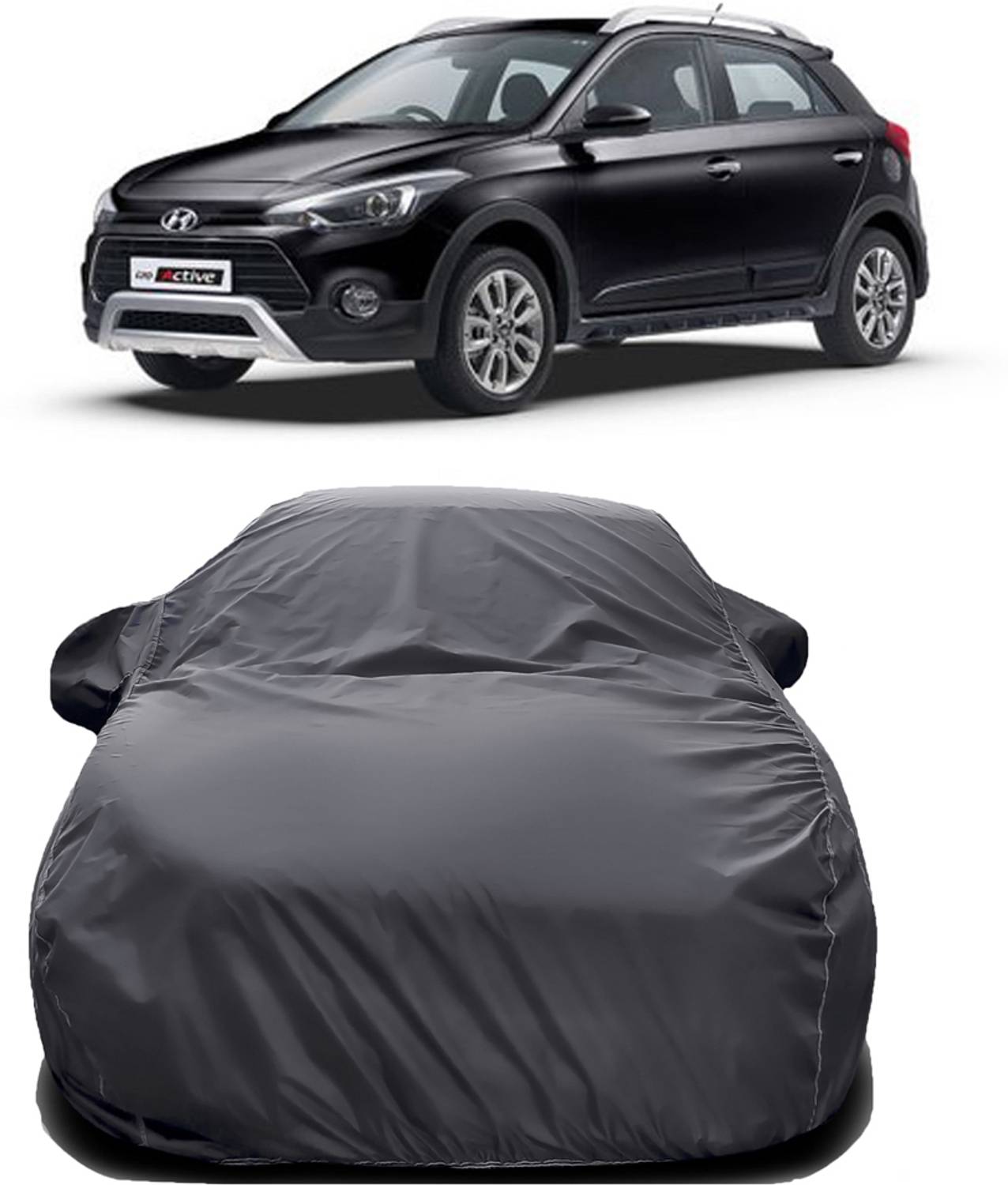 Autoapex Car Cover For Hyundai i20 Active (With Mirror Pockets)