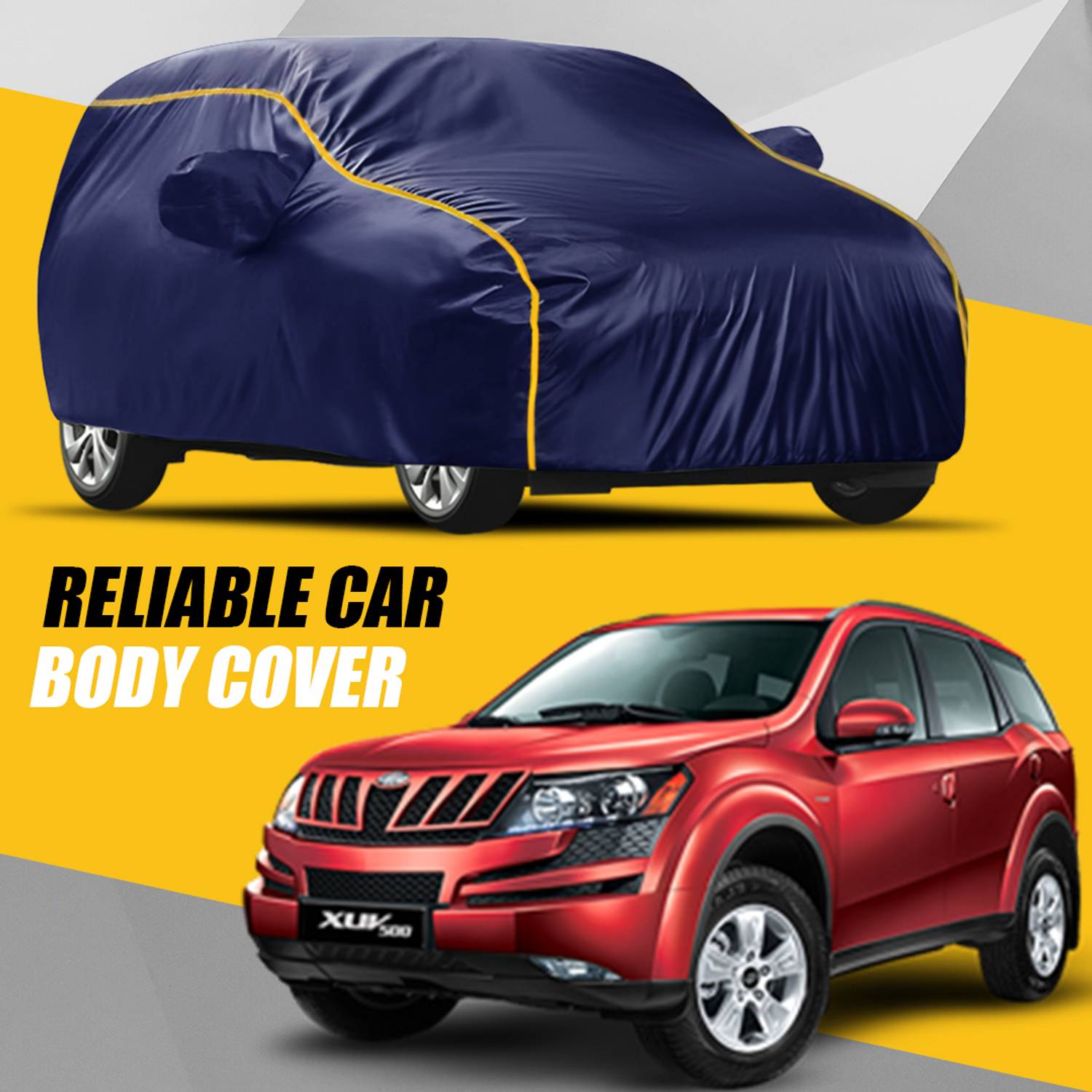 ANOXE Car Cover For Mahindra XUV 500 (With Mirror Pockets)
