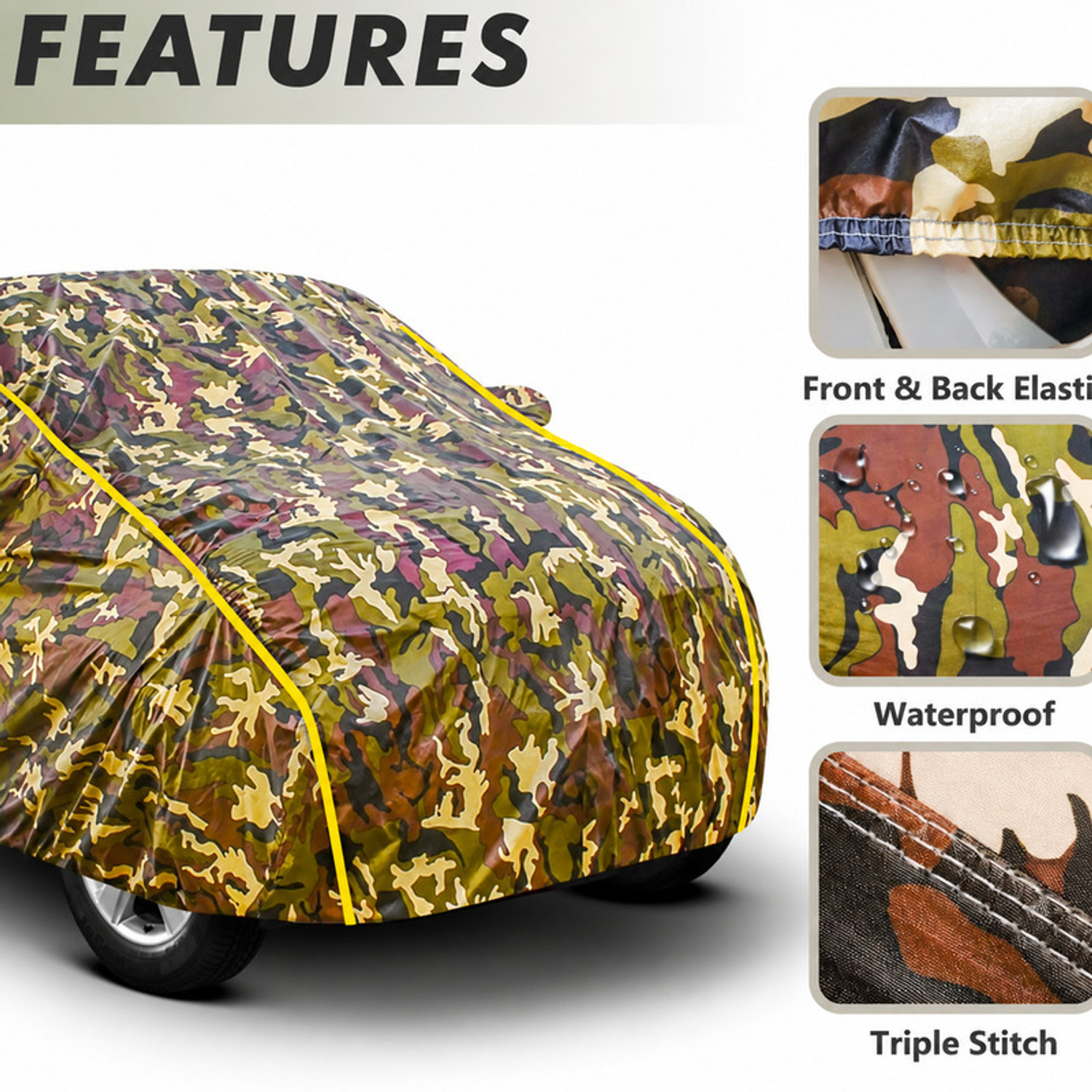 Image of twosoft Maruti Suzuki WagonR, Wagon R LXI, Wagon R VXI Body Cover (Multicolor, For 2008, 2009, 2010, 2011, 2012, 2013, 2014, 2015, 2016, 2017, 2018, 2019, 2020, 2021, 2022, 2023, 2024, 2025, 2026 Models)