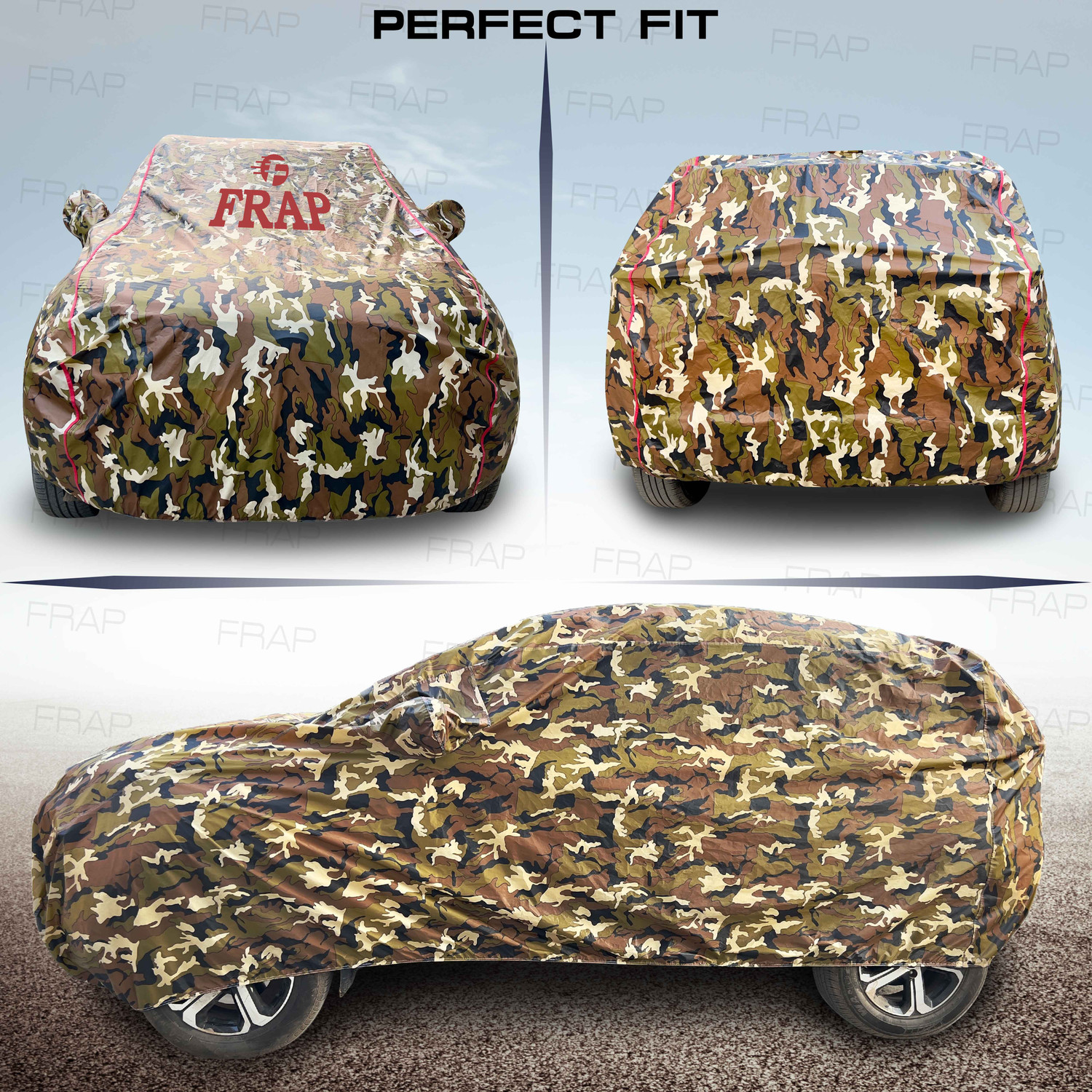Image of Frap Car Cover For Maruti Suzuki Swift, Swift RS, Swift LXI, Swift VXI, Swift ZXI (With Mirror Pockets)