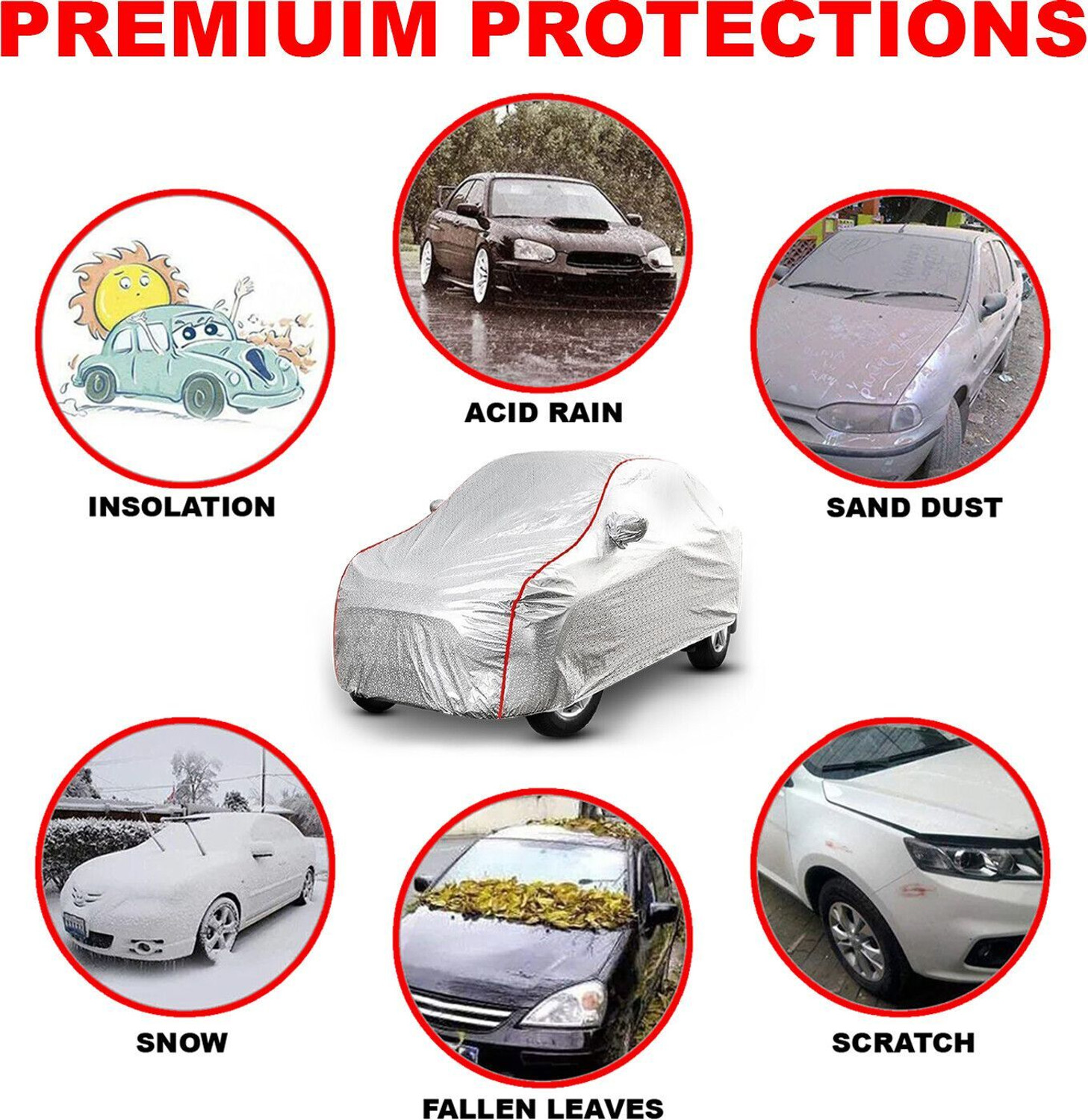 Image of STARIE Car Cover For Ford Fiesta Classic (With Mirror Pockets)