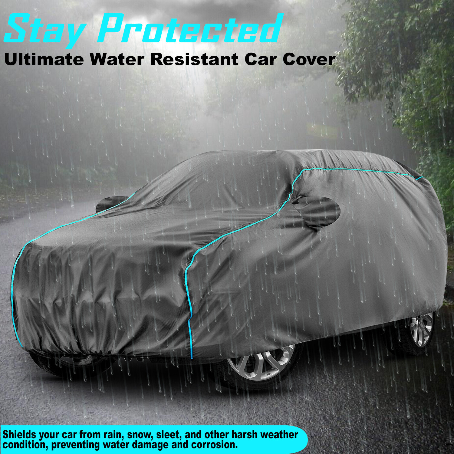 Image of Grizzly Car Cover For Chevrolet Tavera, Tavera 2.5 L, Tavera 2.5 lt, Tavera 7 STR, Tavera 8 Seater, Tavera BS IV Rhino, Tavera BS3, Tavera BSII, Tavera Bs4, Tavera Neo 2 LS, Tavera Neo 3 10 Seats BSIII, Tavera Neo 3 LS 10 Seats BSIII, Tavera Neo 3 LS 7 C BSIII, Tavera Neo 3 LS 7 Seats BSIII, Tavera Neo 3 LT 7 C BSIII, Tavera Neo 3 LT 8 Seats BSIII, Tavera Neo 3 LT 9 Seats BSIII, Tavera Neo 3 Max 10 Seats BSIII, Tavera Neo 3 Max 7 Seats BSIII (With Mirror Pockets)