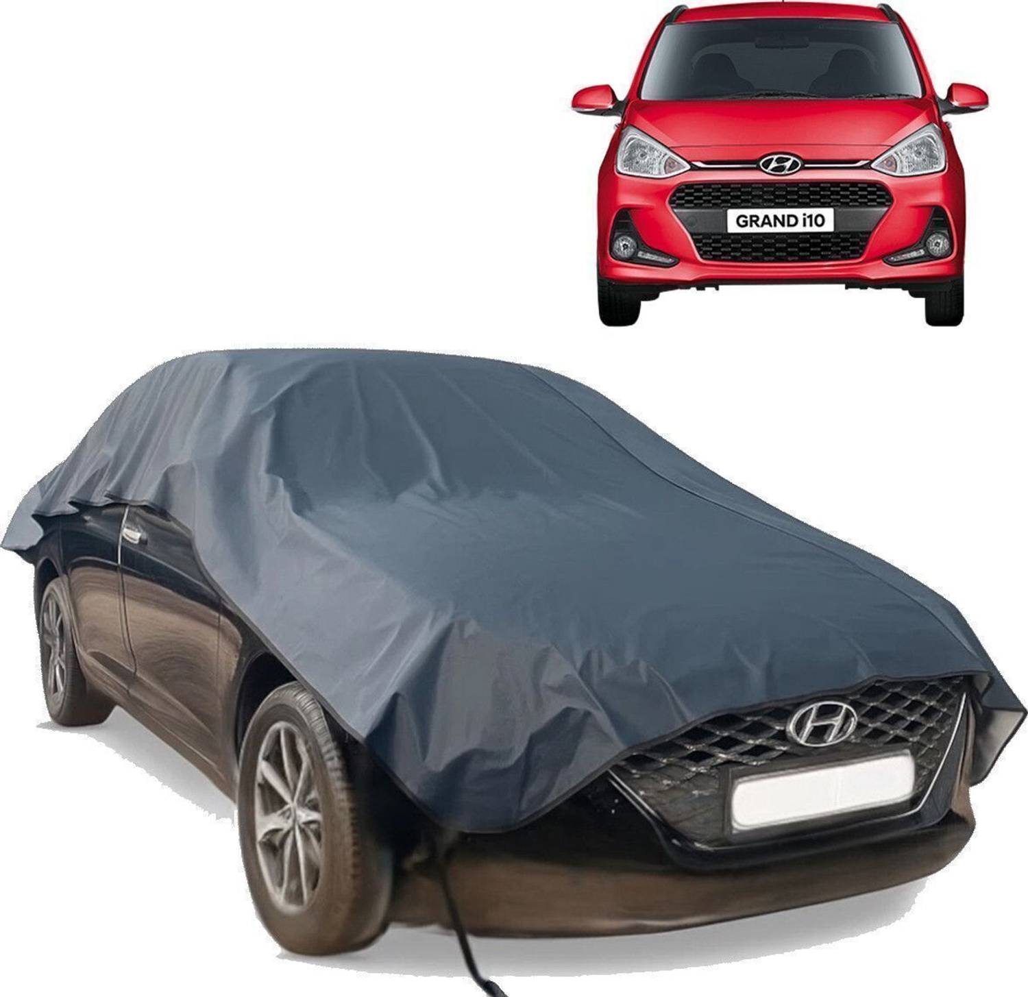 autouniko Car Cover For Hyundai Grand i10 (Without Mirror Pockets)