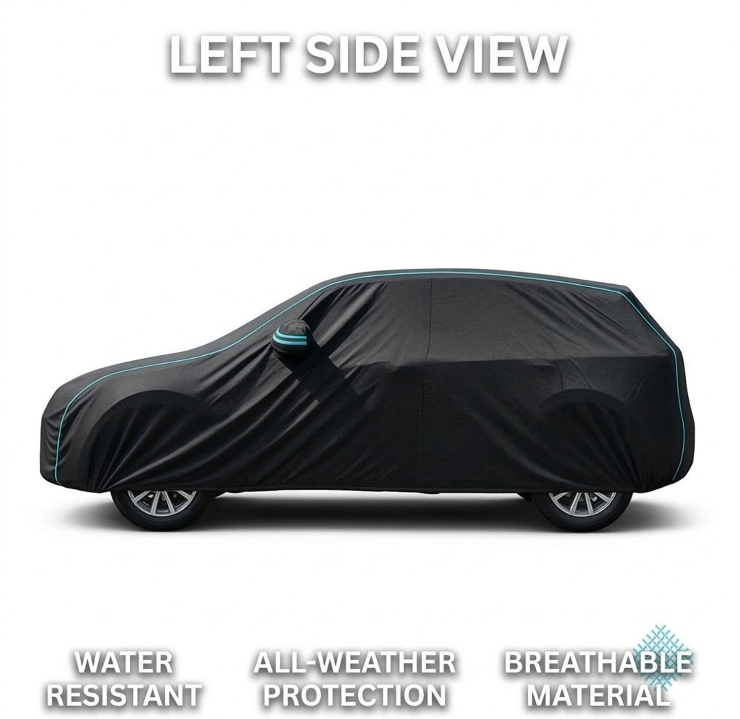 Image of AYSHU Car Cover For Maruti Suzuki Ritz, Universal For Car (With Mirror Pockets)